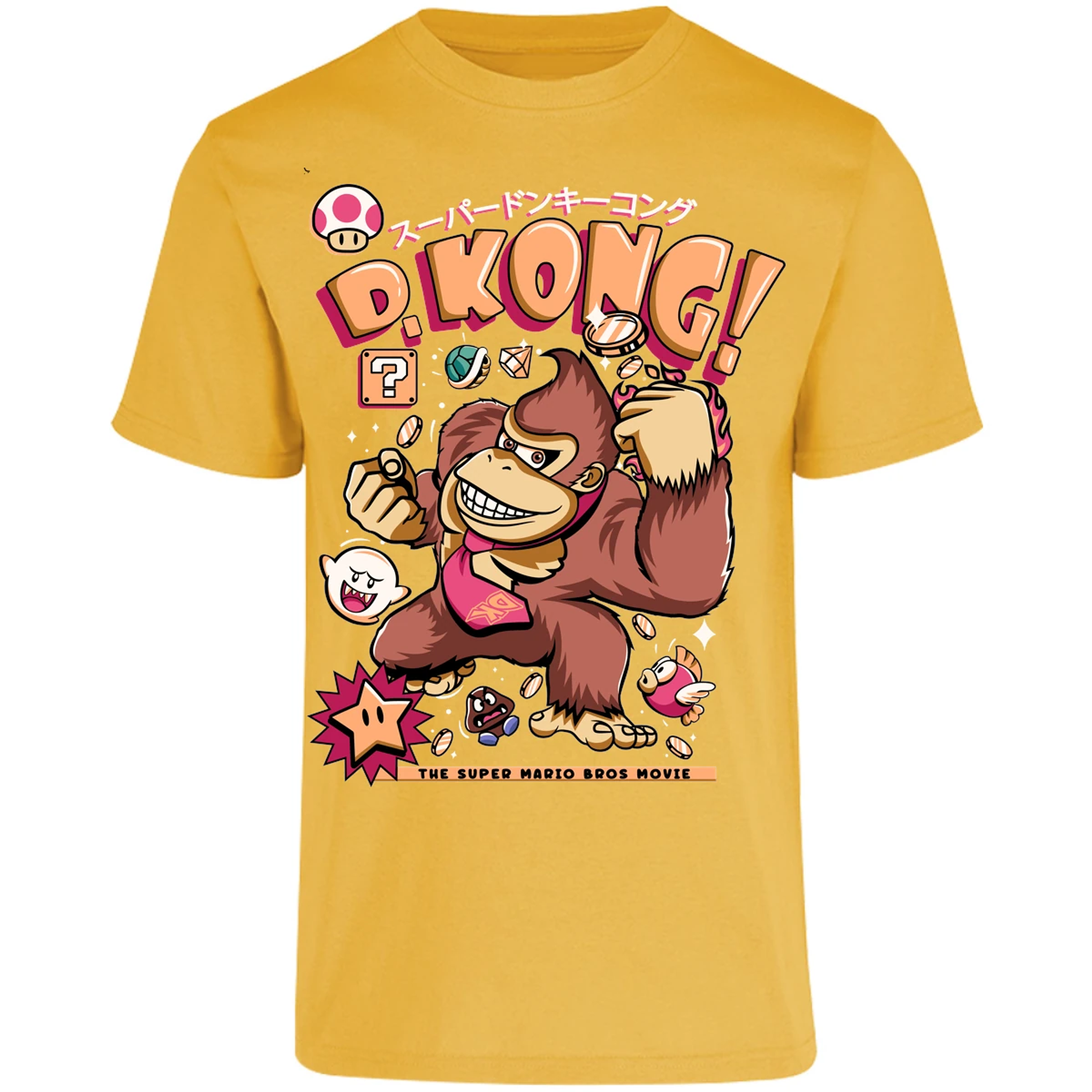 Playera Mario Bros Donkey Kong Tee para Adulto 22
