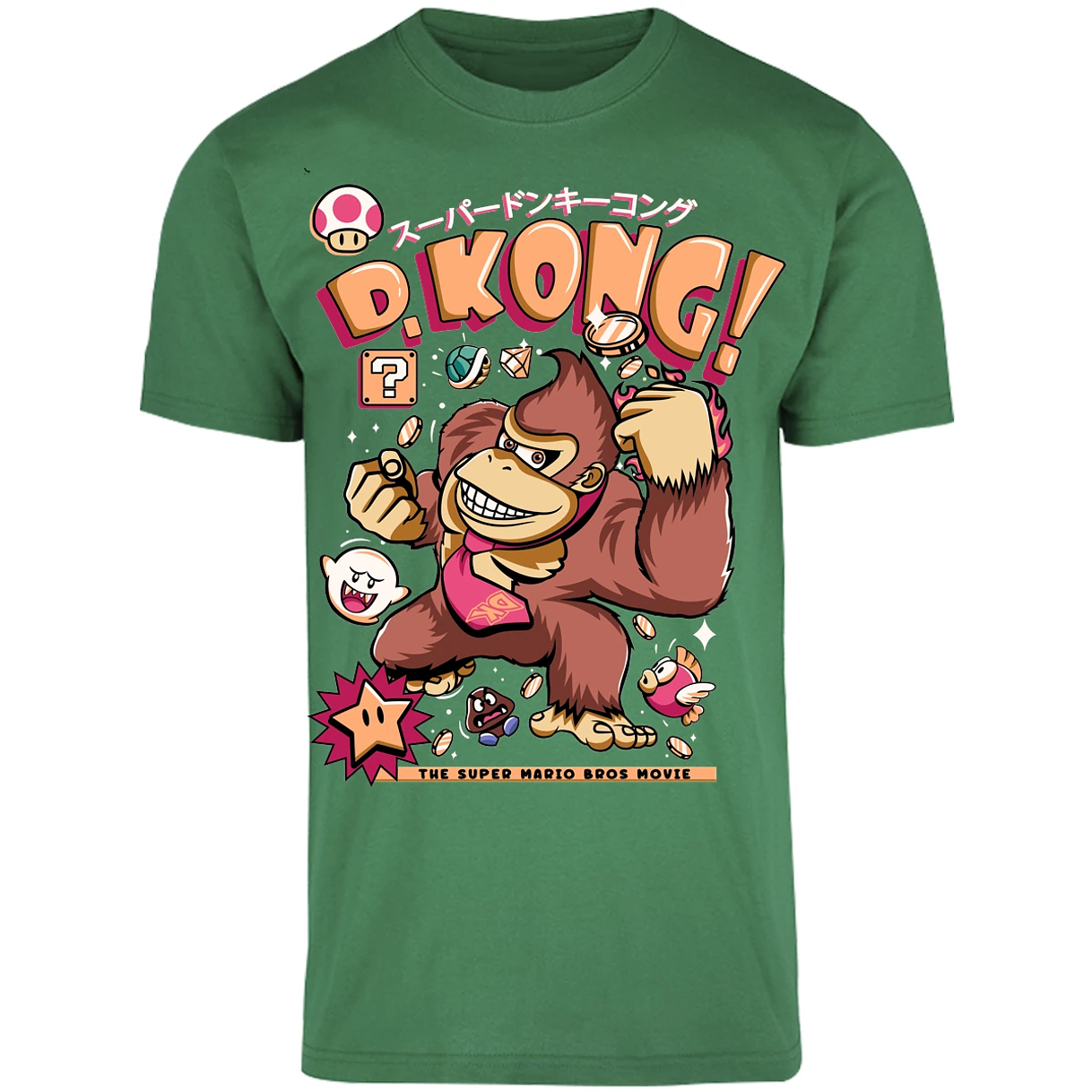 Playera Mario Bros Donkey Kong Tee para Adulto 23