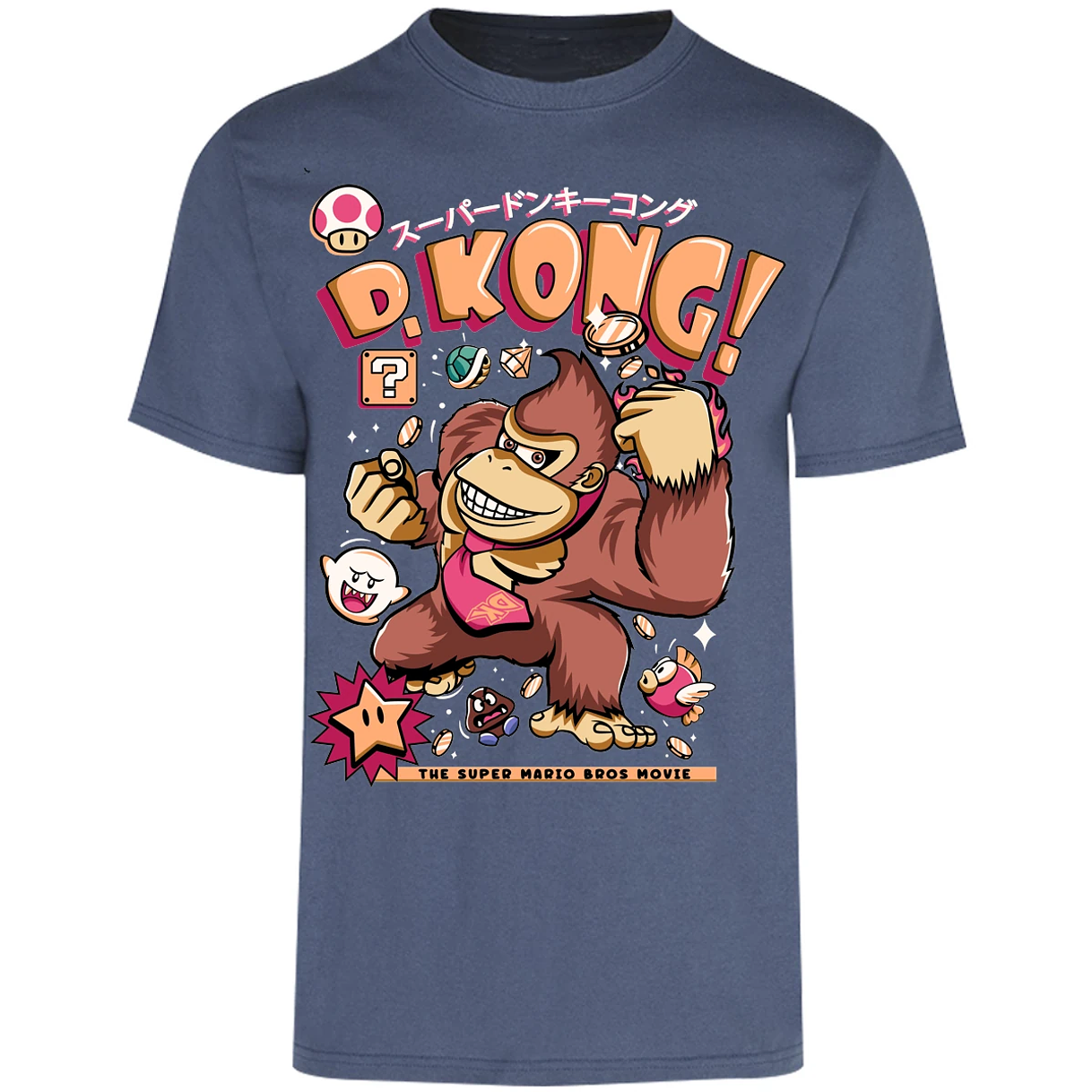 Playera Mario Bros Donkey Kong Tee para Adulto 28