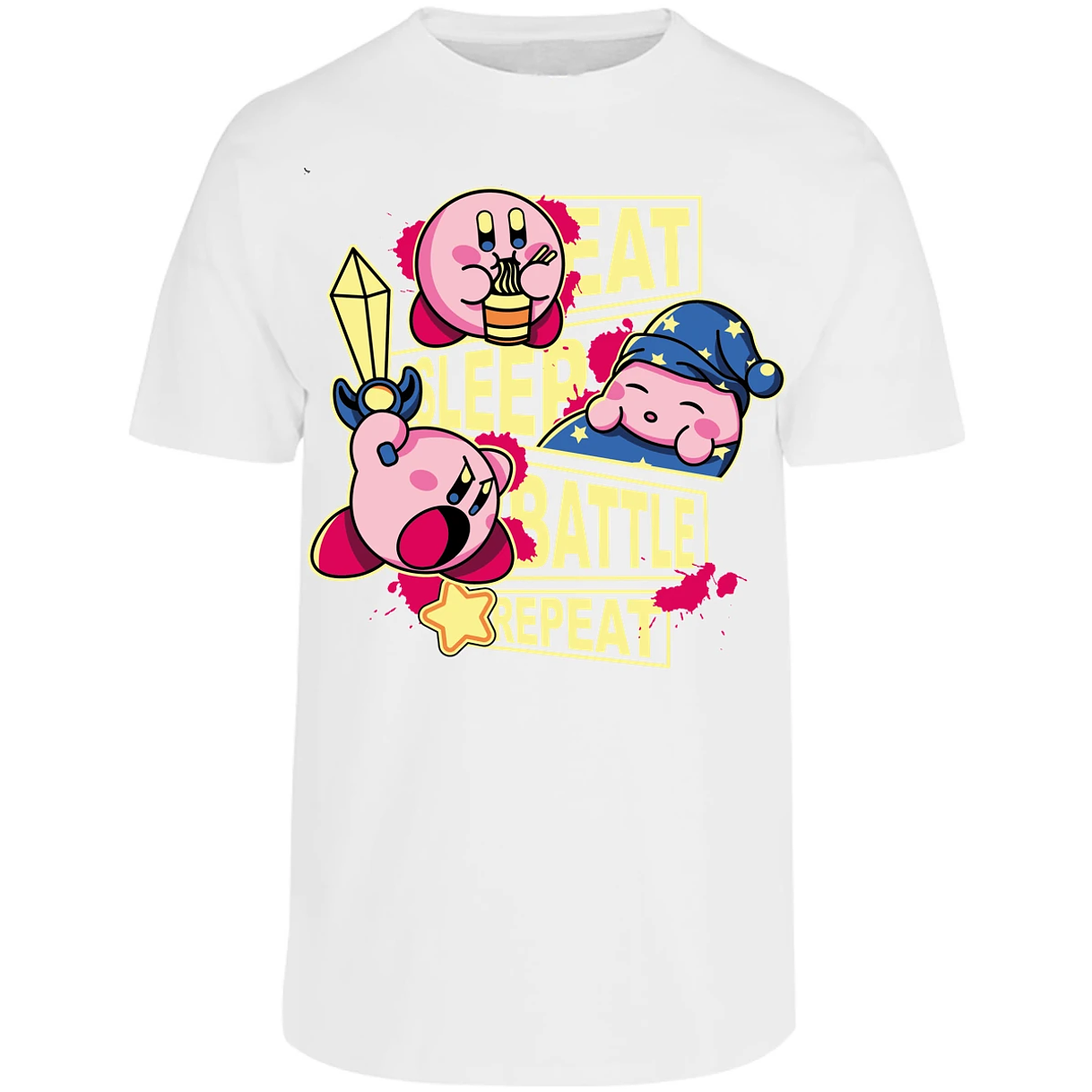Playera Mario Bros Kirby para Adulto 1