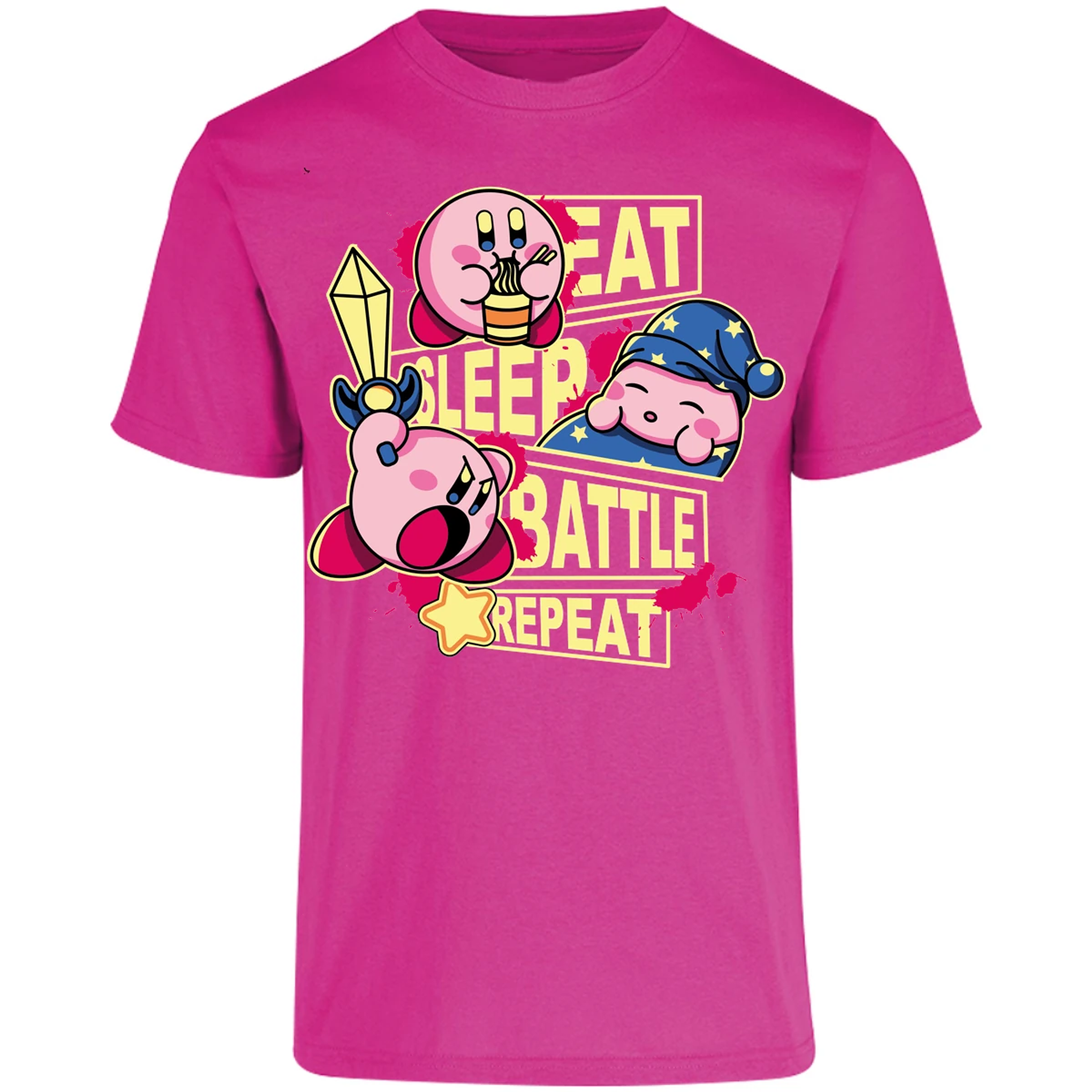 Playera Mario Bros Kirby para Adulto 3