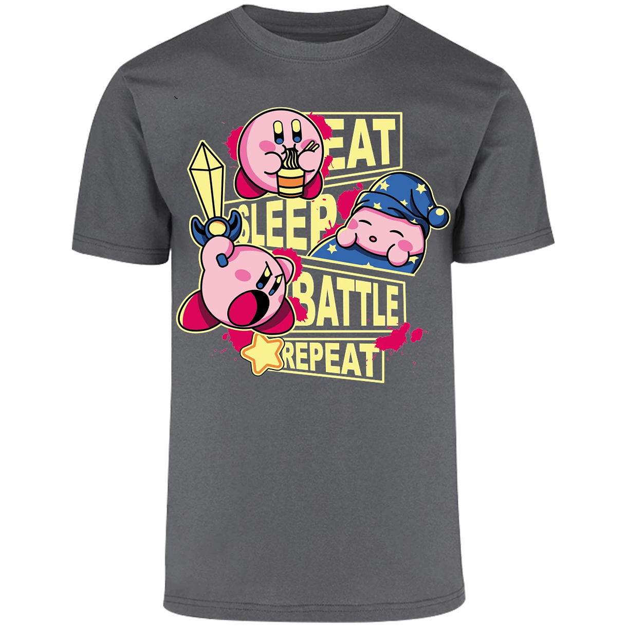 Playera Mario Bros Kirby para Adulto 7