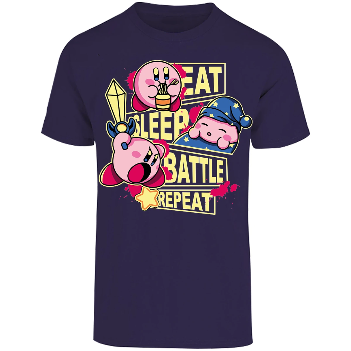Playera Mario Bros Kirby para Adulto 9