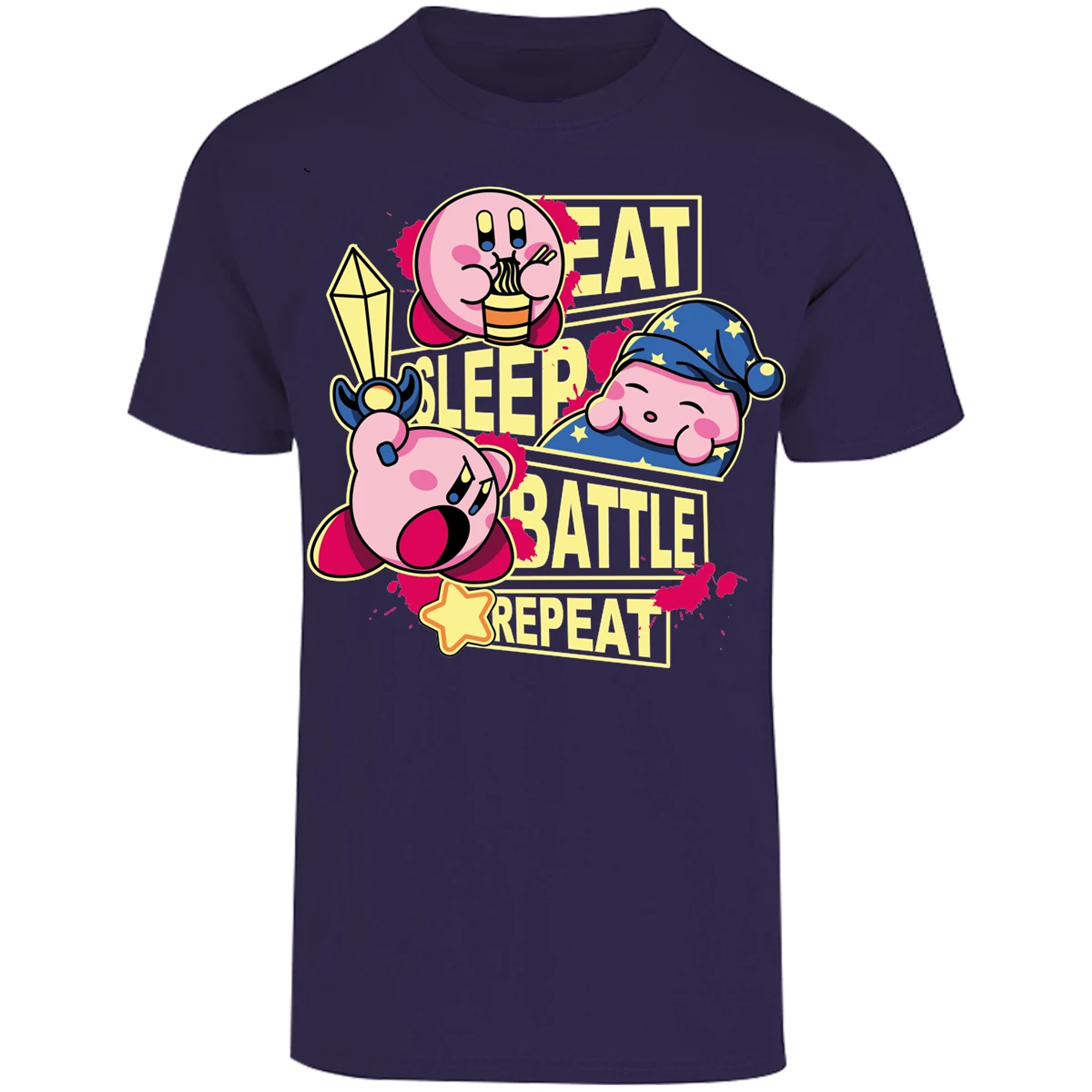 Playera Mario Bros Kirby para Adulto 9