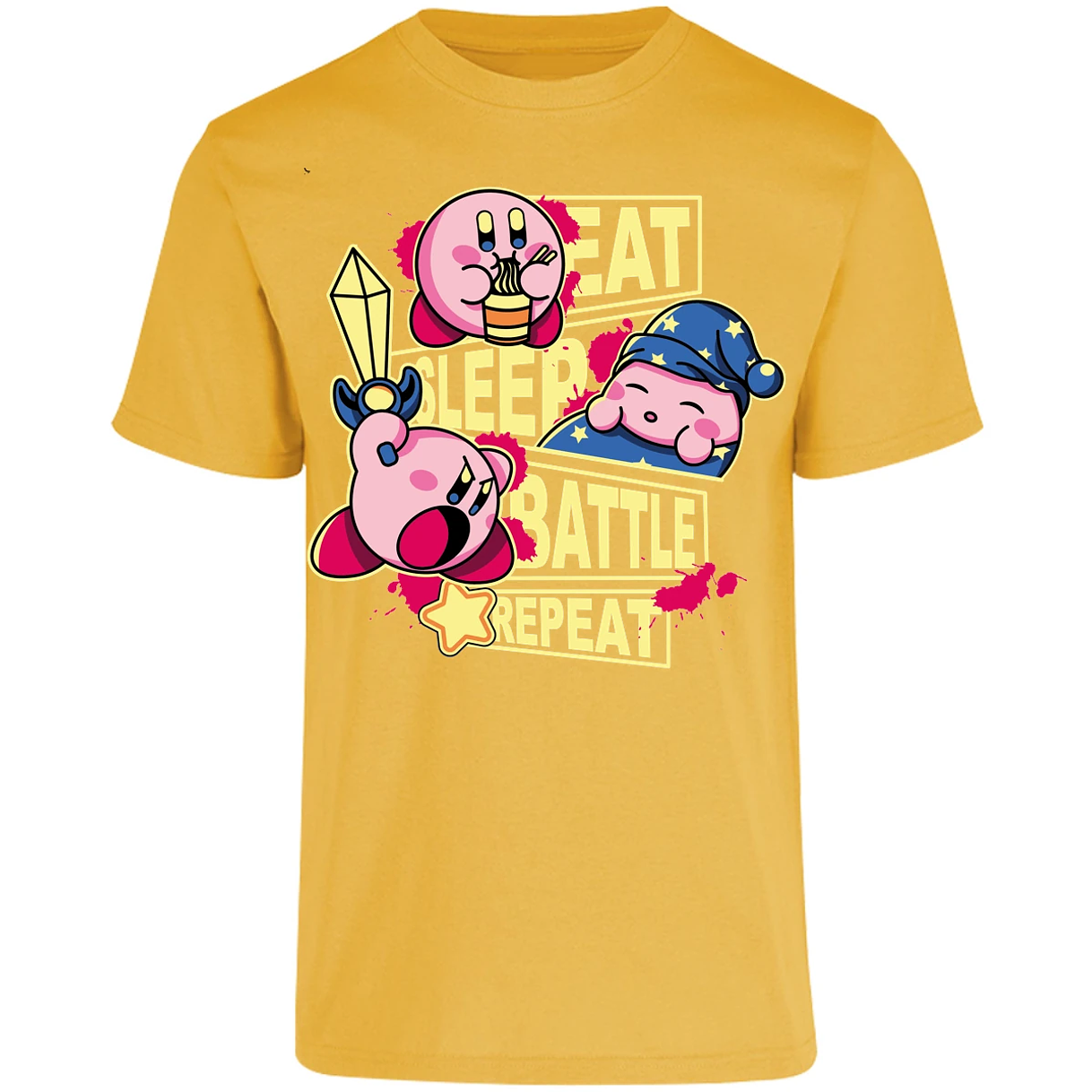 Playera Mario Bros Kirby para Adulto 11