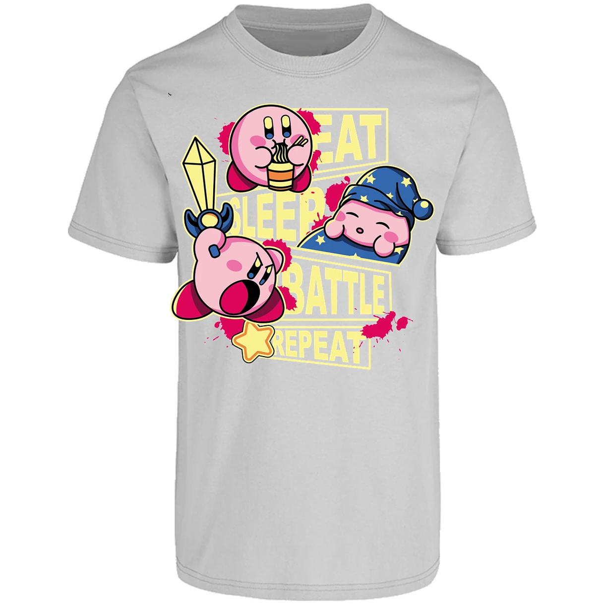 Playera Mario Bros Kirby para Adulto 13