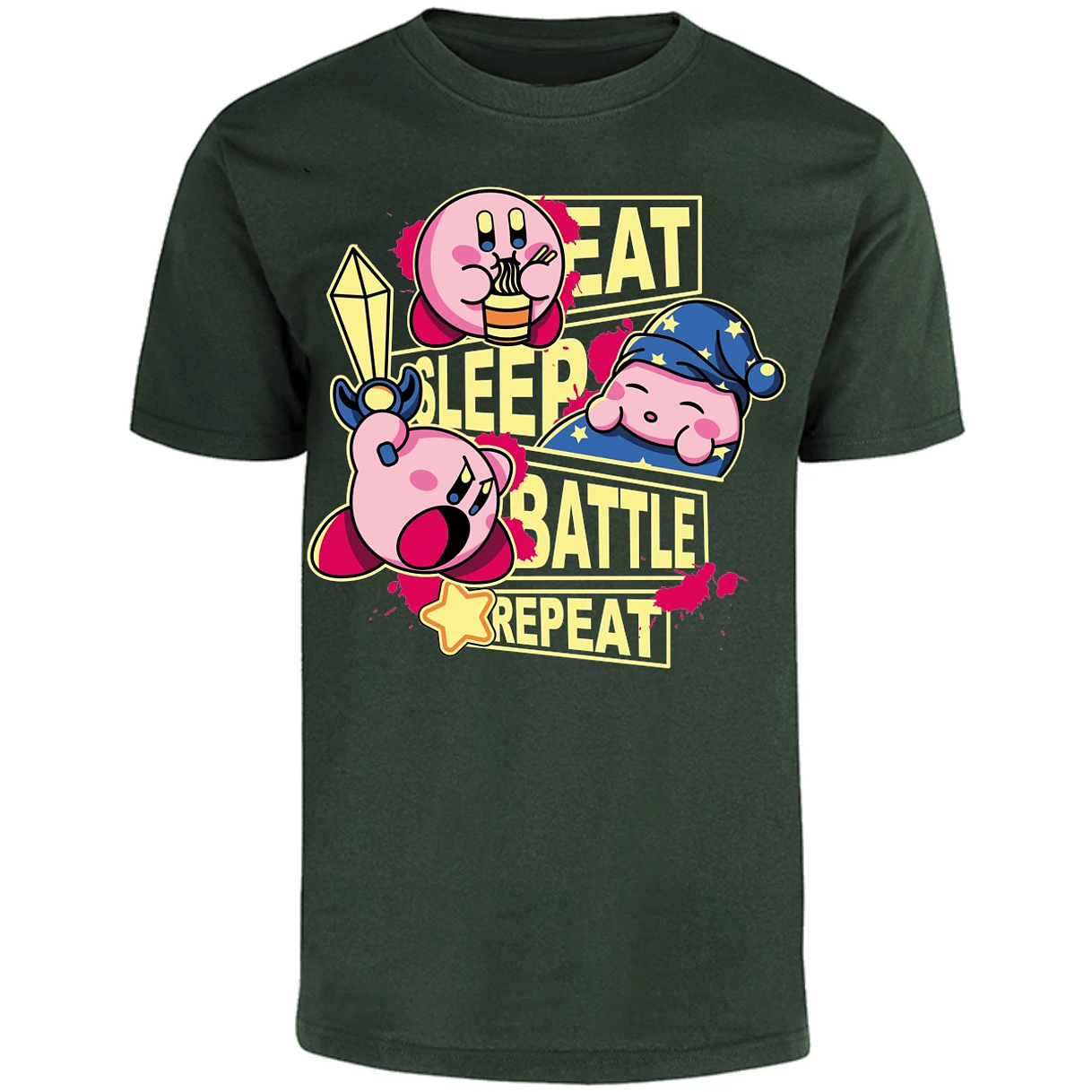 Playera Mario Bros Kirby para Adulto 14