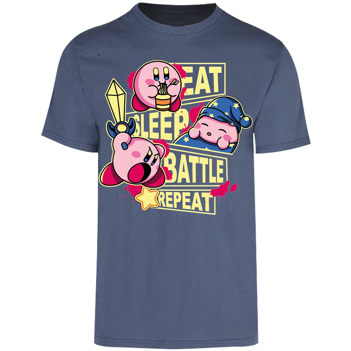 Playera Mario Bros Kirby para Adulto 15