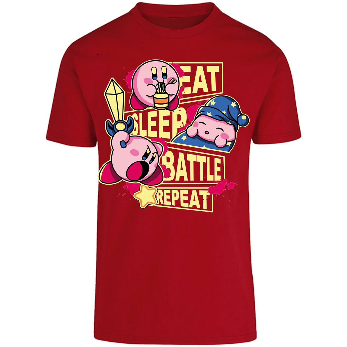 Playera Mario Bros Kirby para Adulto 17