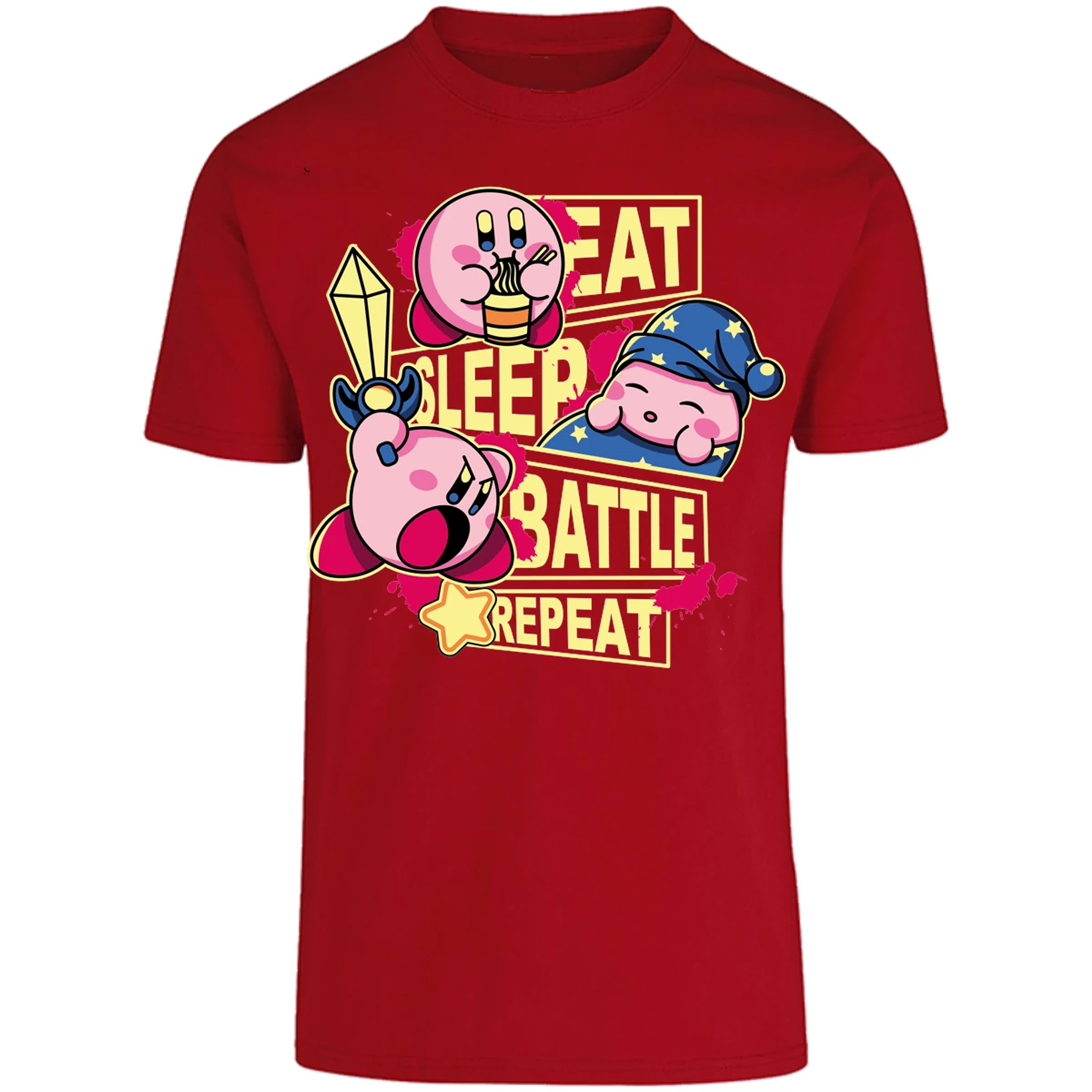Playera Mario Bros Kirby para Adulto 17