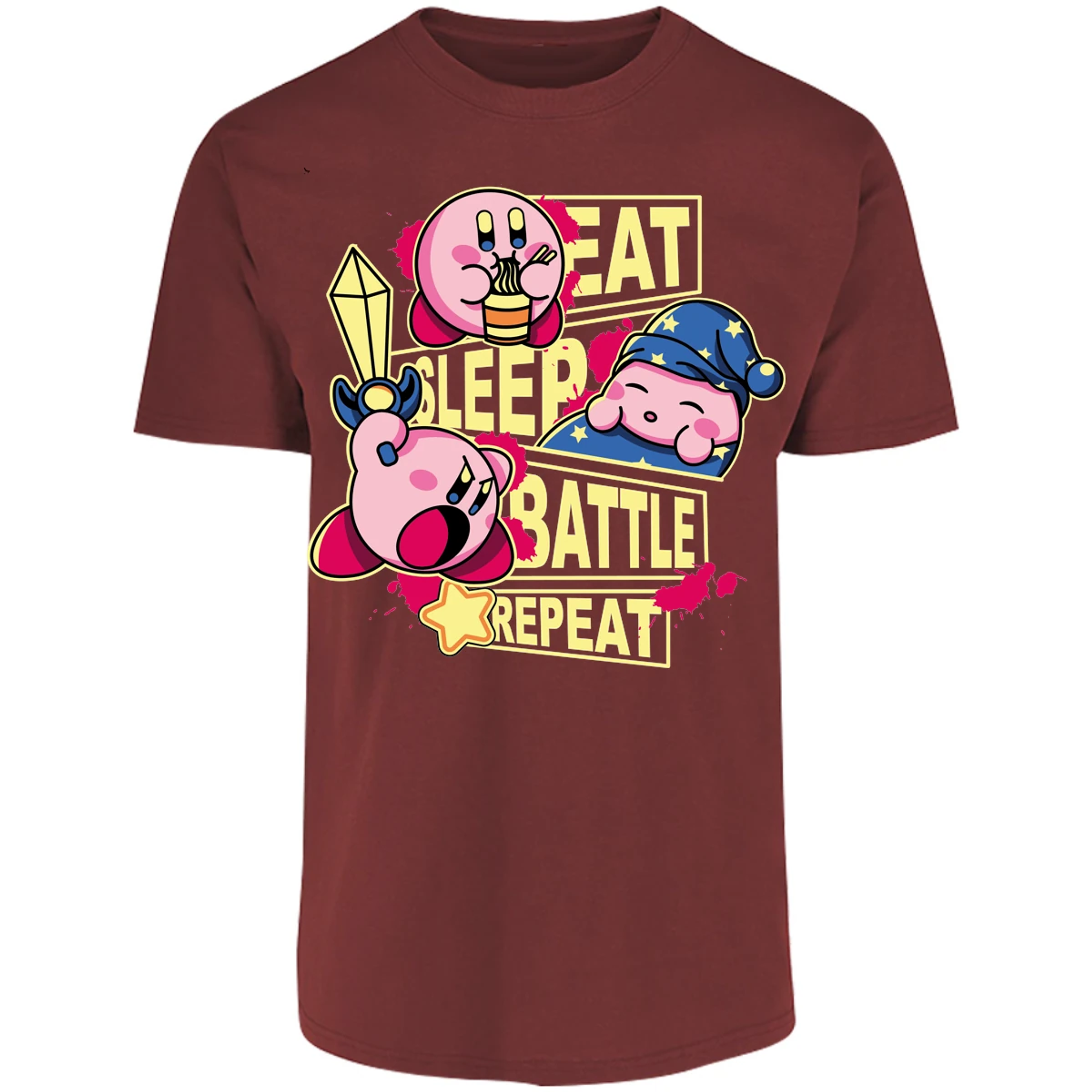 Playera Mario Bros Kirby para Adulto 24