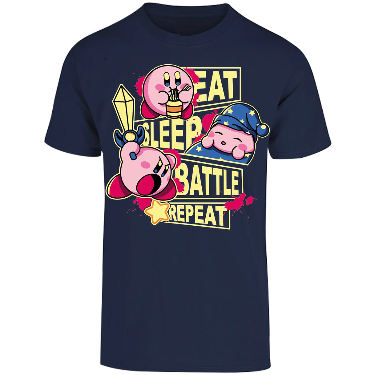Playera Mario Bros Kirby para Adulto 28
