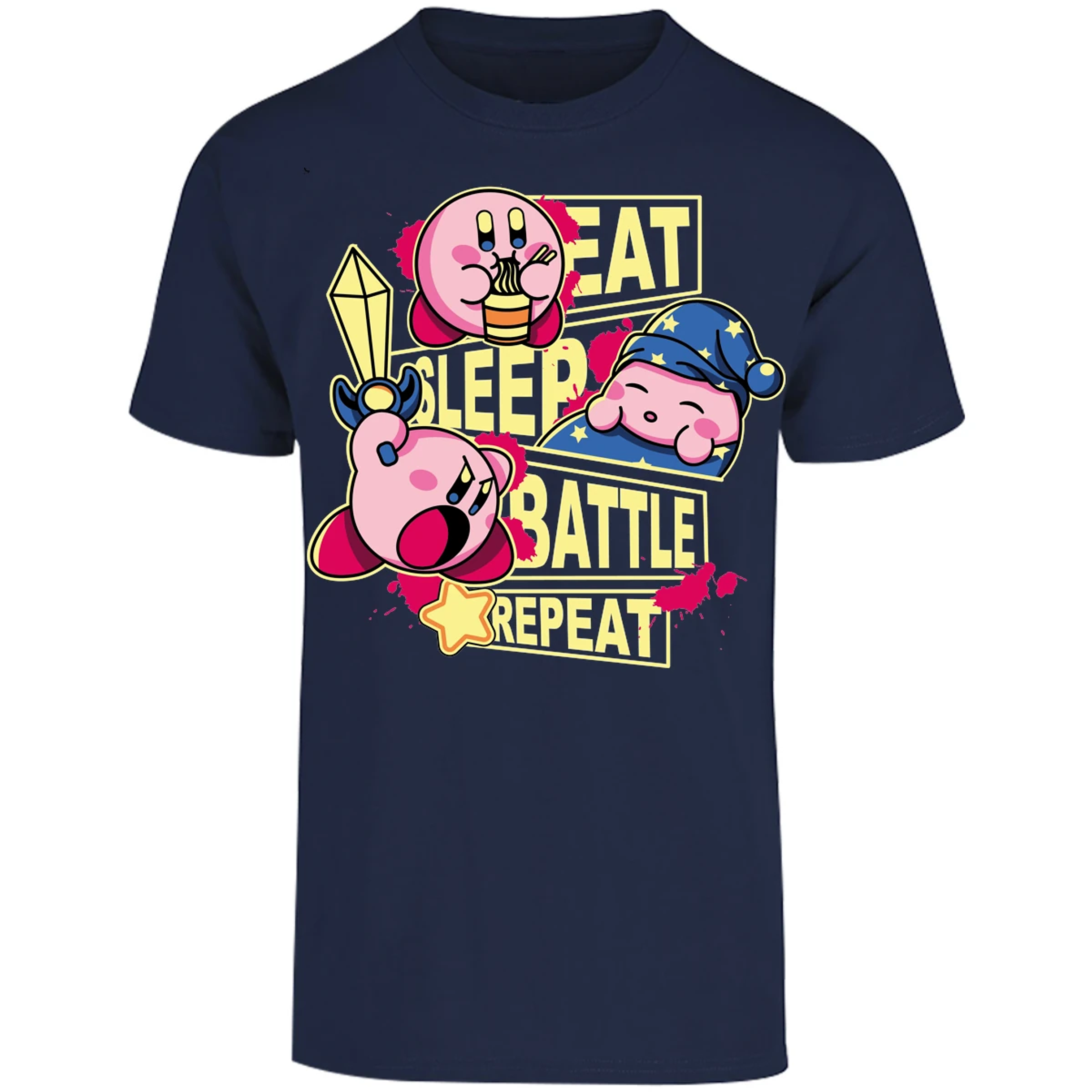 Playera Mario Bros Kirby para Adulto 28
