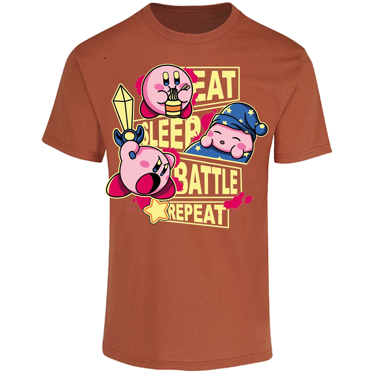 Playera Mario Bros Kirby para Adulto 30