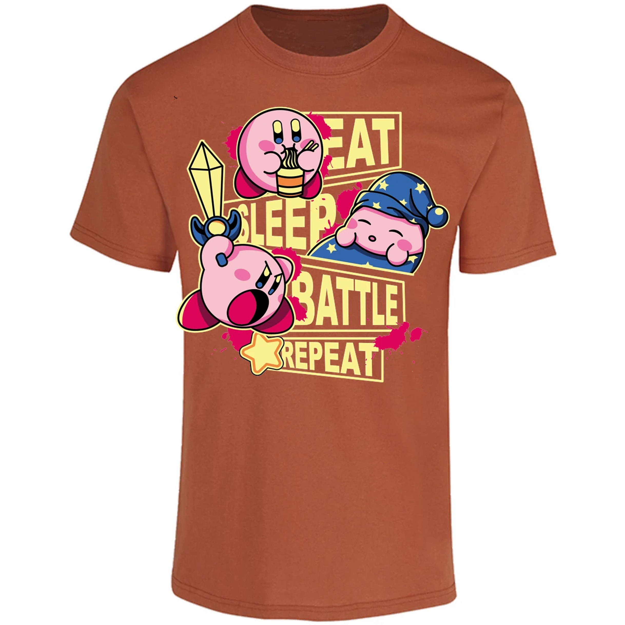 Playera Mario Bros Kirby para Adulto 30