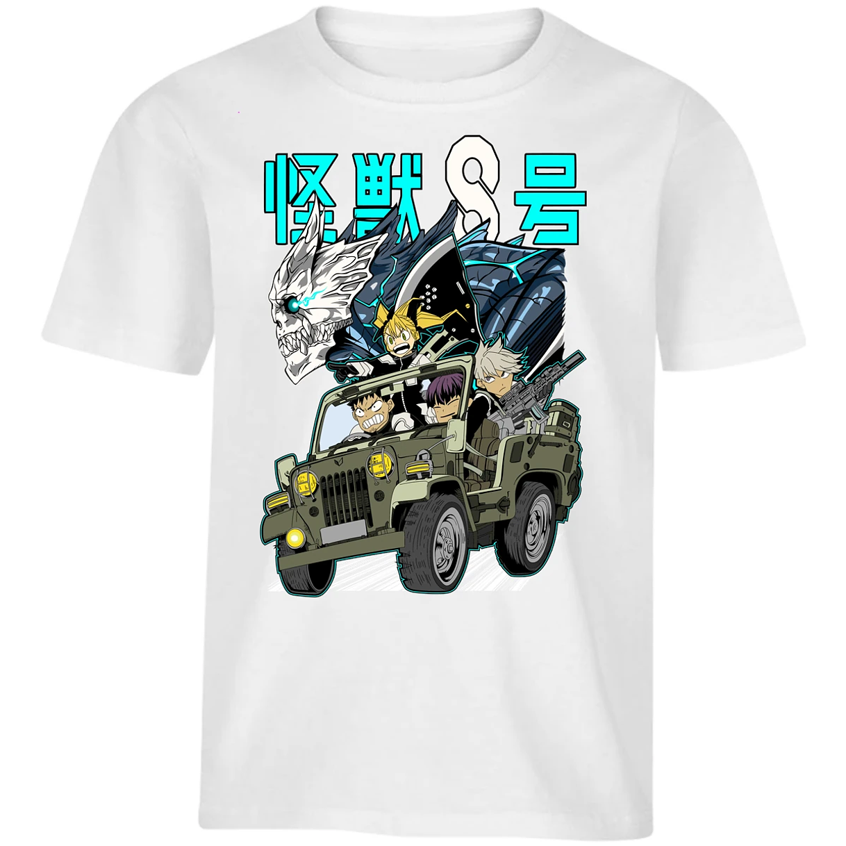 Playera Kaiju 8 Anime Kaiju 8 para Niño 12