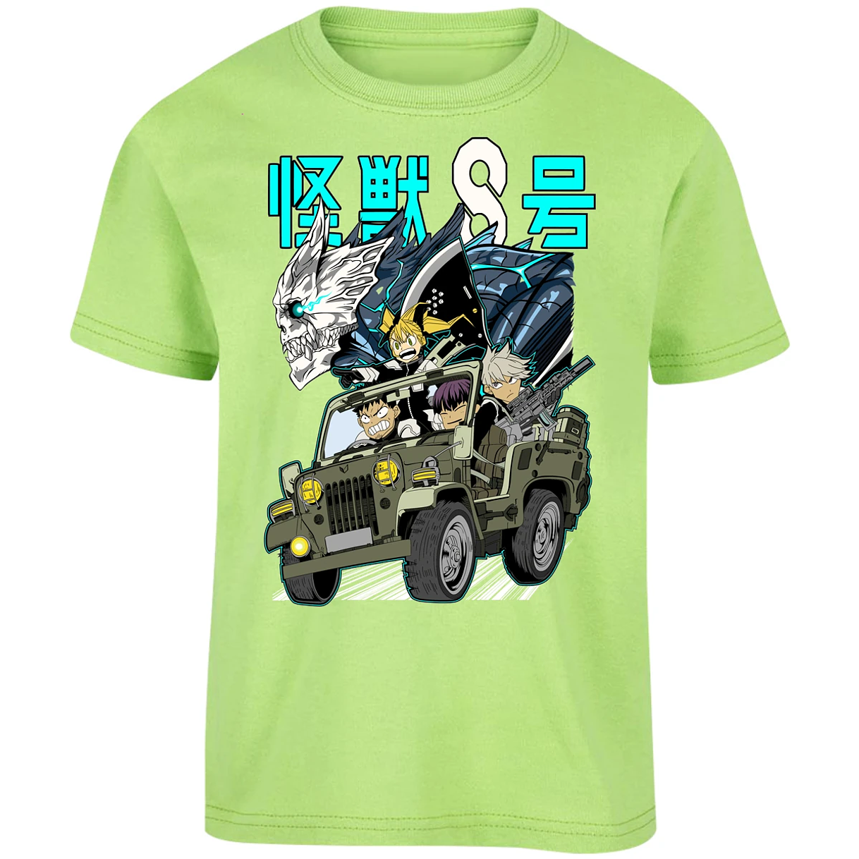 Playera Kaiju 8 Anime Kaiju 8 para Niño 4