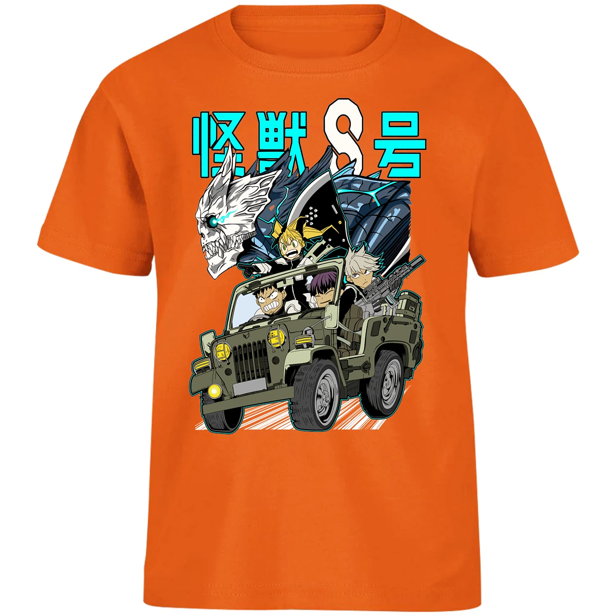 Playera Kaiju 8 Anime Kaiju 8 para Niño 5