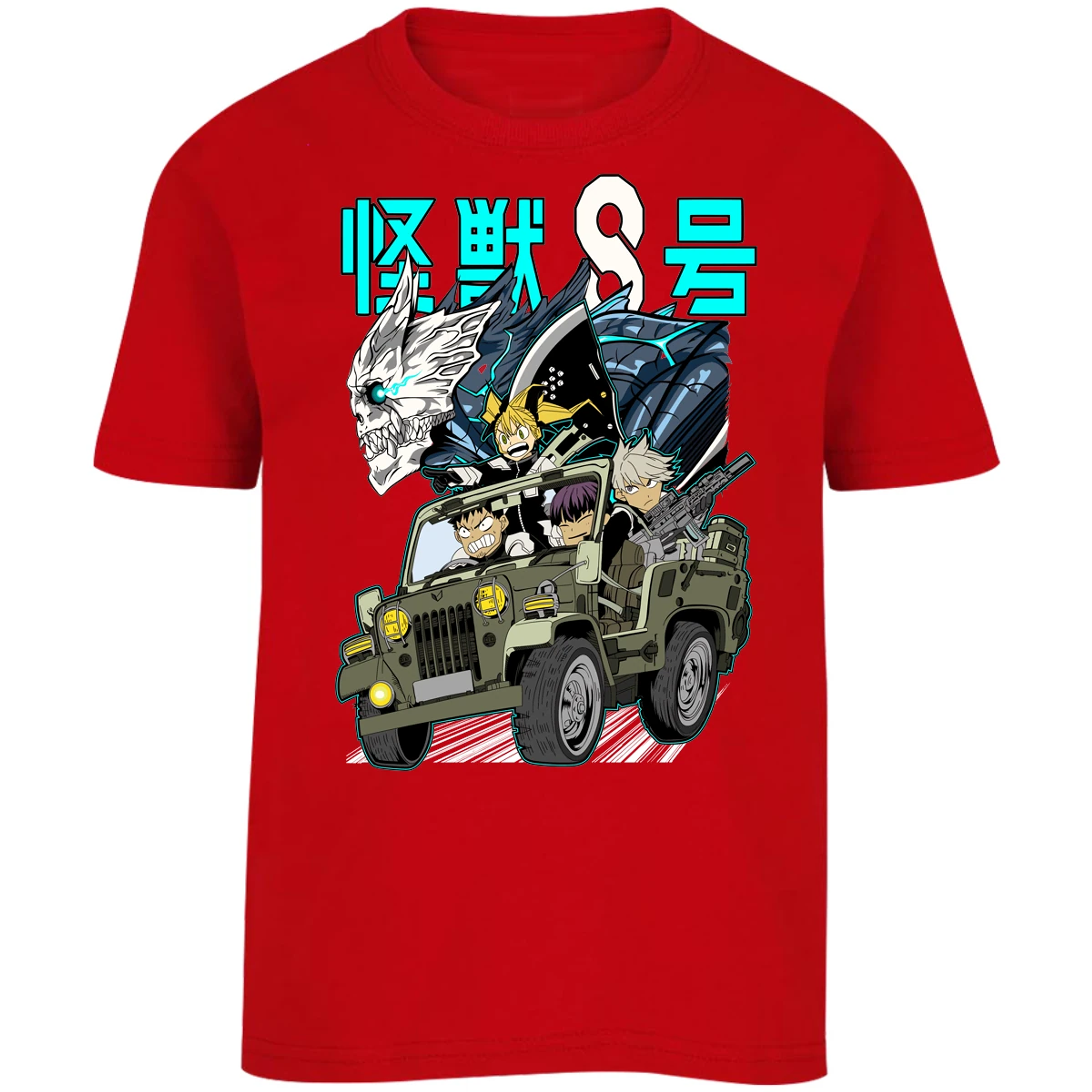 Playera Kaiju 8 Anime Kaiju 8 para Niño 7