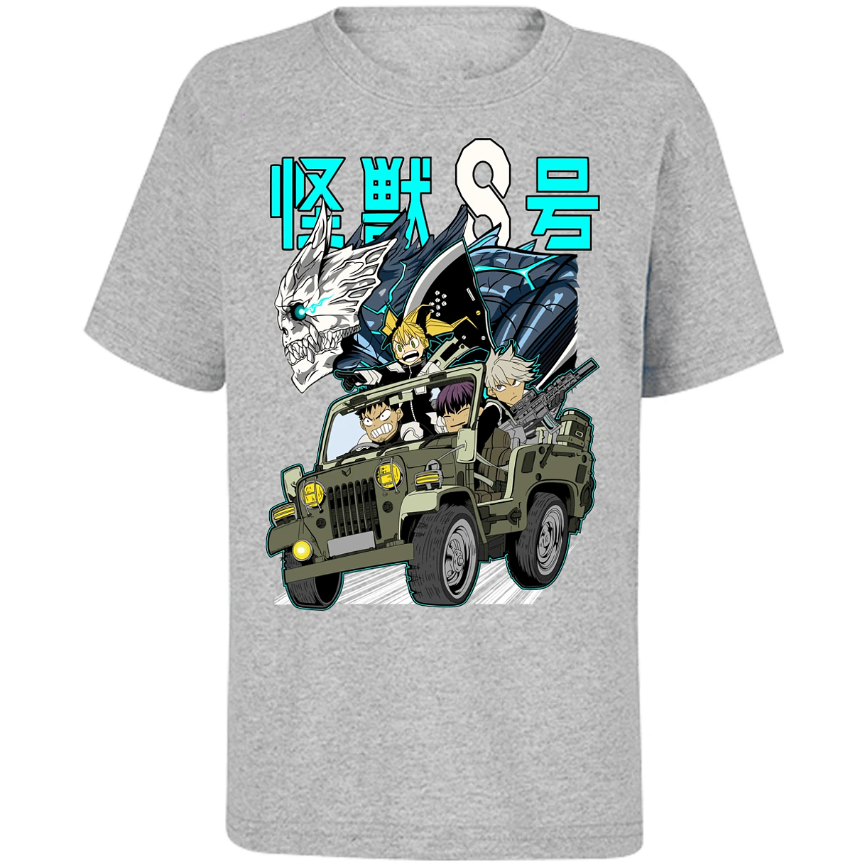 Playera Kaiju 8 Anime Kaiju 8 para Niño 11