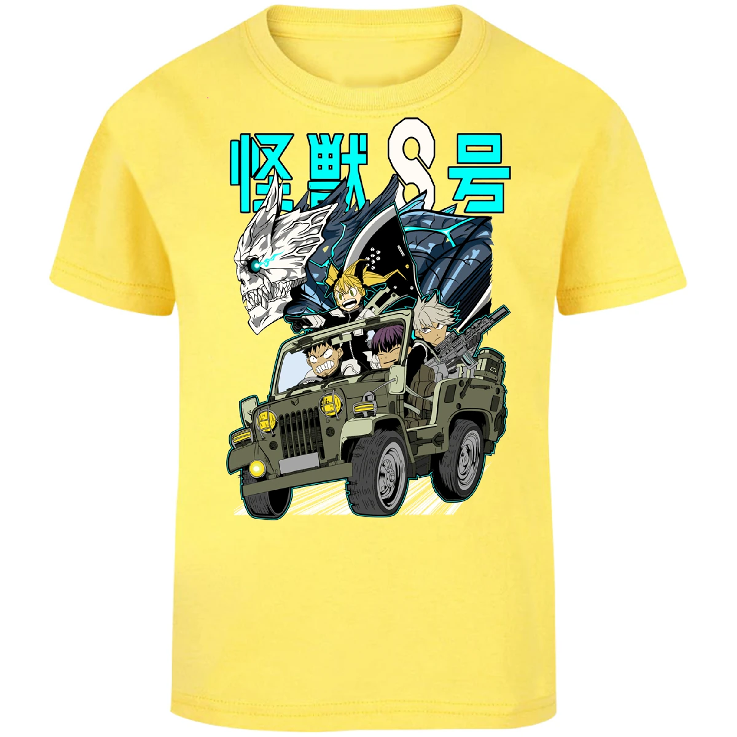 Playera Kaiju 8 Anime Kaiju 8 para Niño 14
