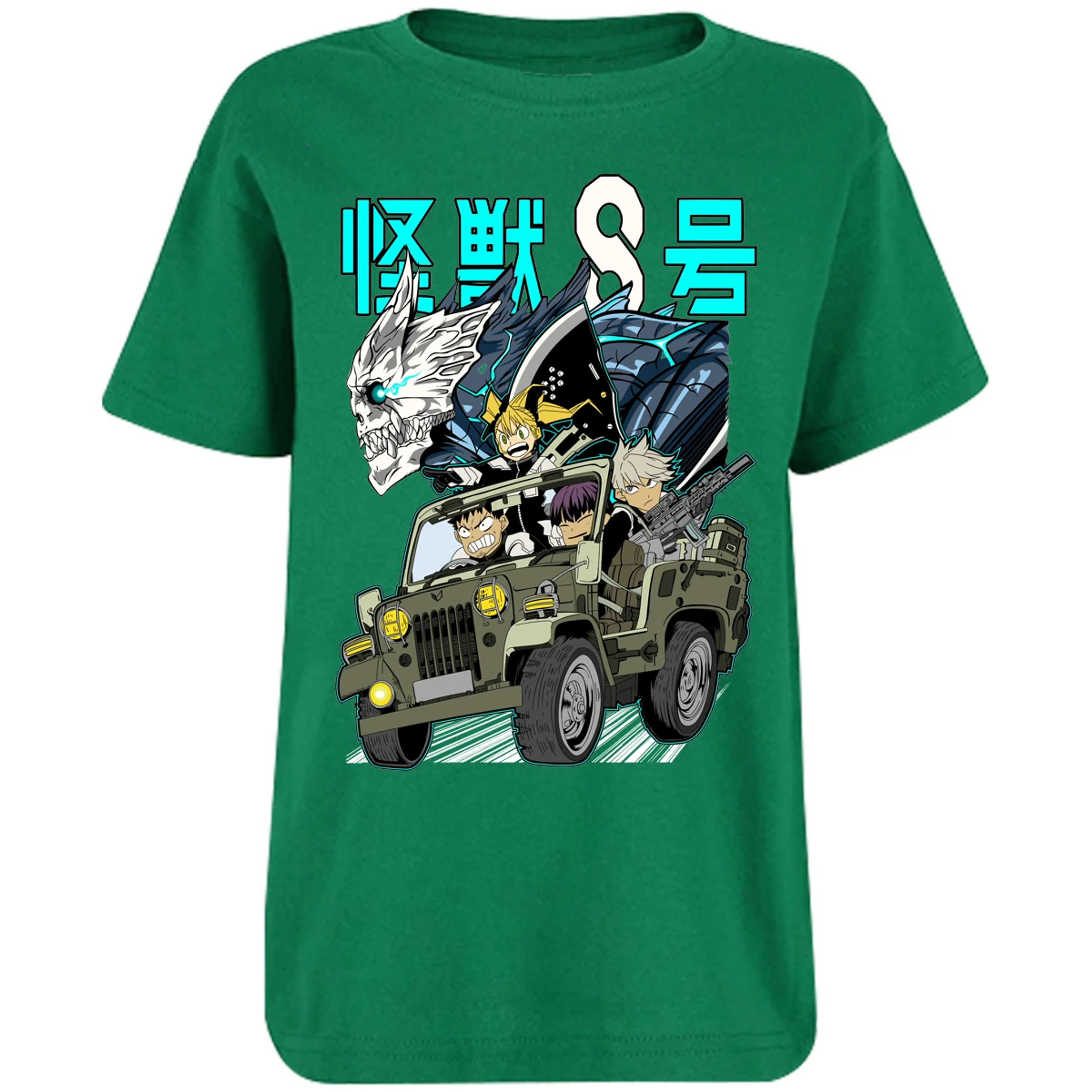 Playera Kaiju 8 Anime Kaiju 8 para Niño 15