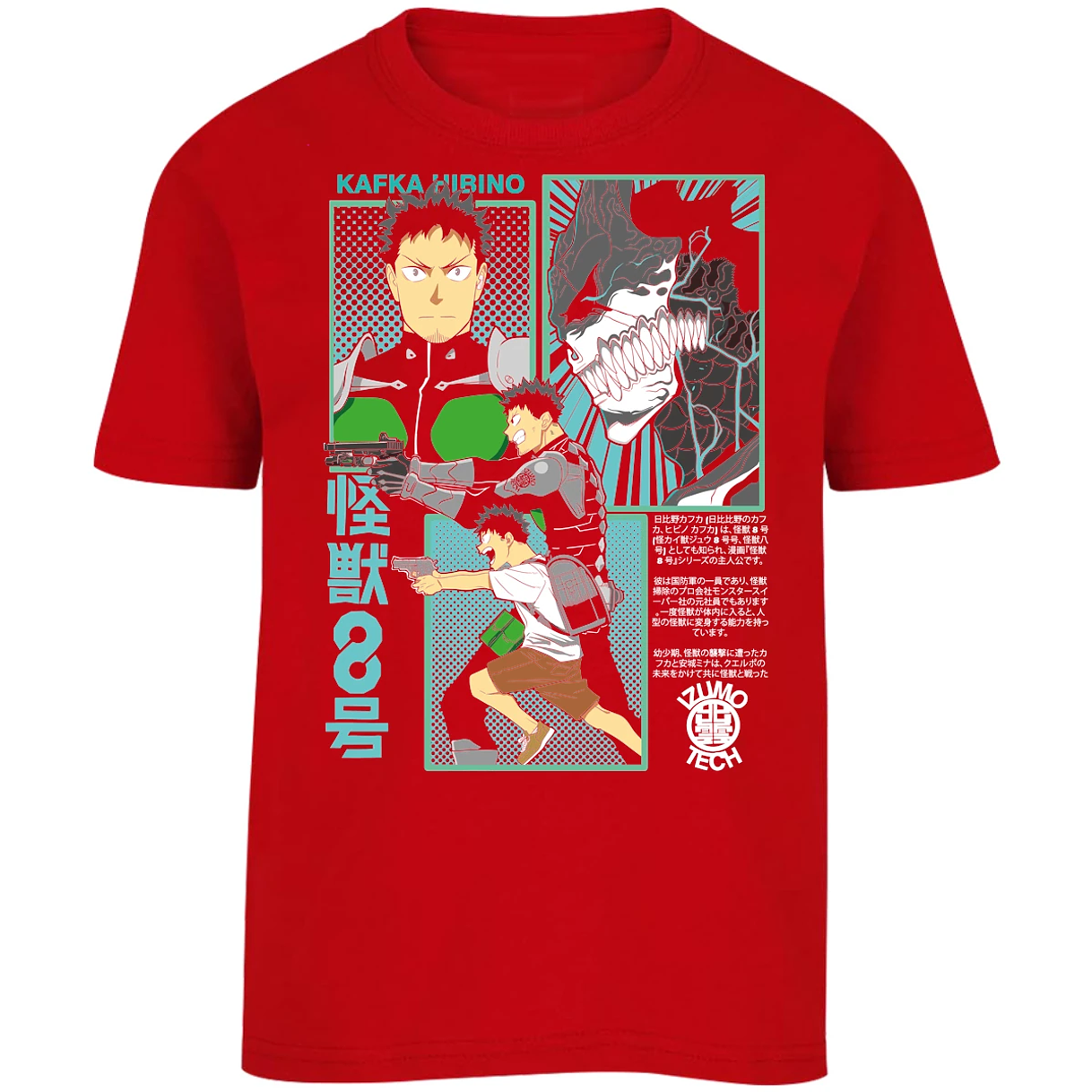 Playera Kaiju 8 Kafka Kaiju 8 para Niño 3