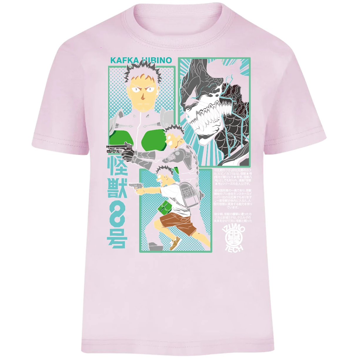 Playera Kaiju 8 Kafka Kaiju 8 para Niño 8