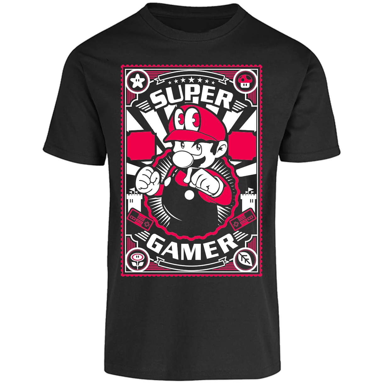 Playera Mario Bros Mario Gamer para Adulto 29