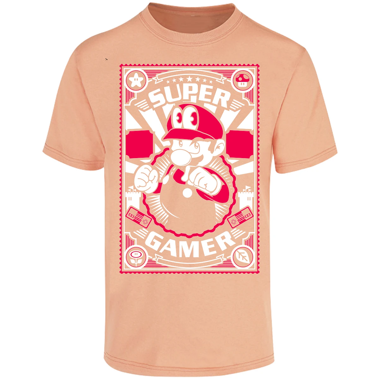Playera Mario Bros Mario Gamer para Adulto 1