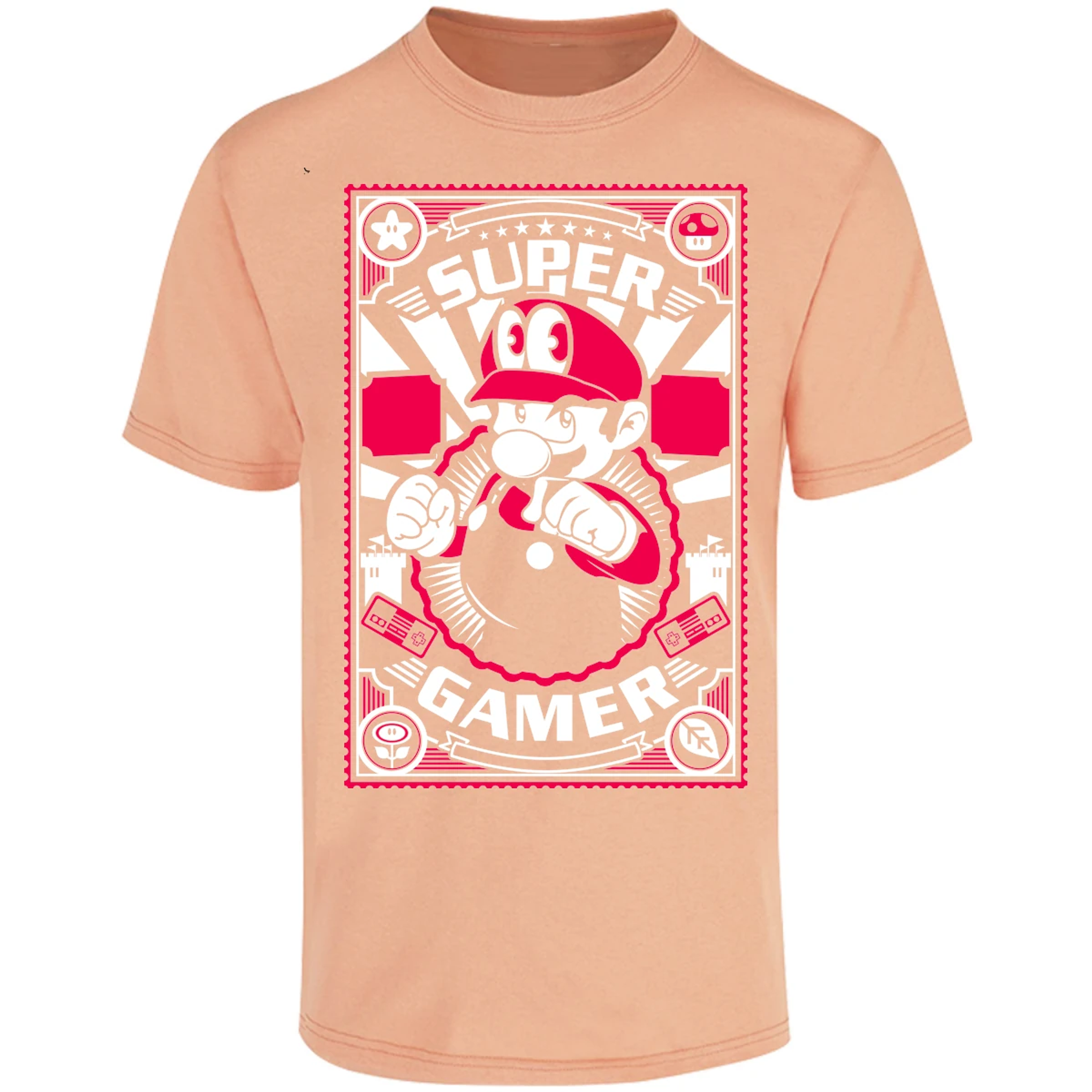 Playera Mario Bros Mario Gamer para Adulto 1