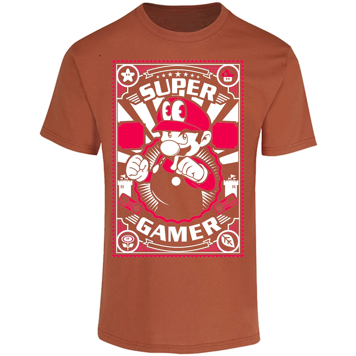 Playera Mario Bros Mario Gamer para Adulto 4