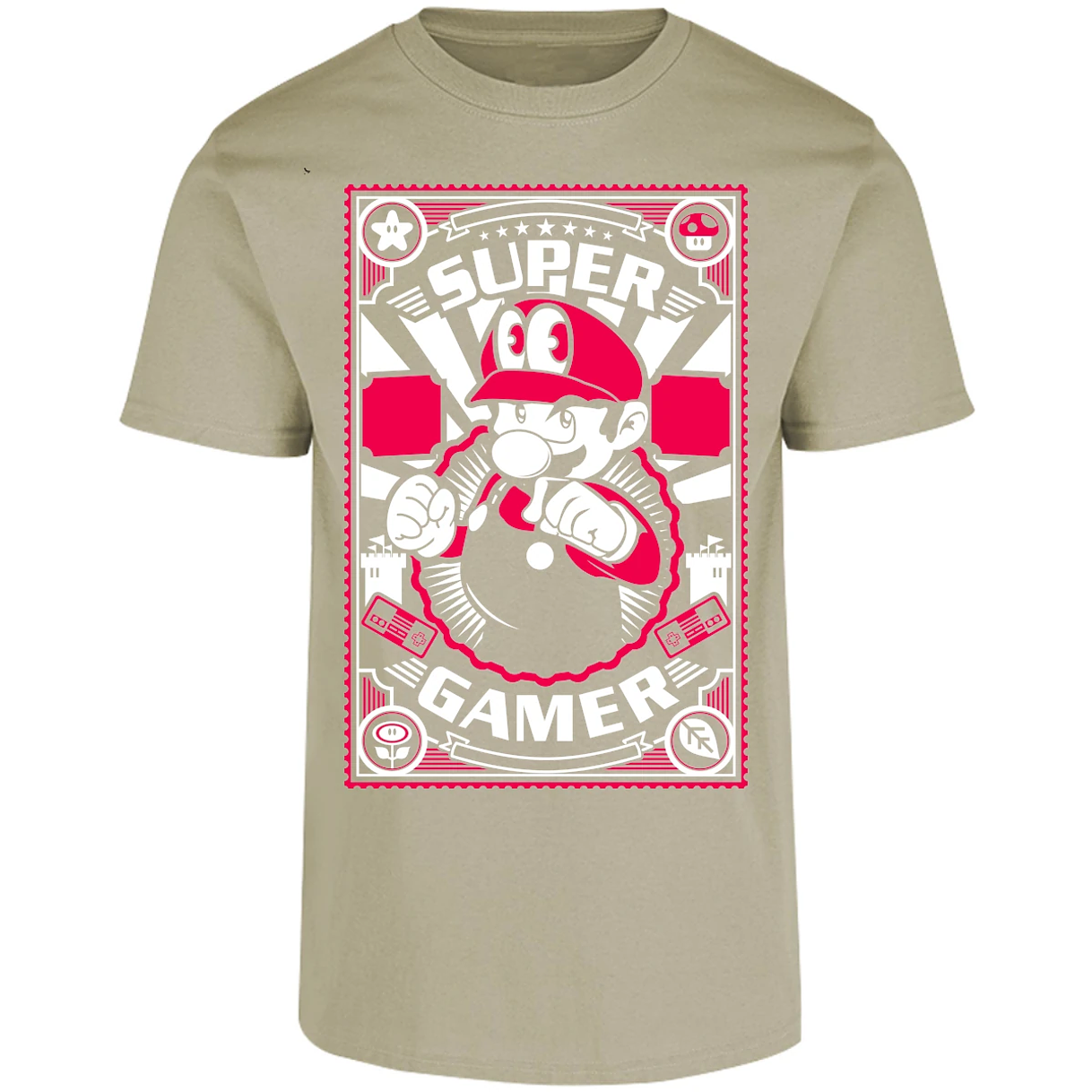 Playera Mario Bros Mario Gamer para Adulto 8