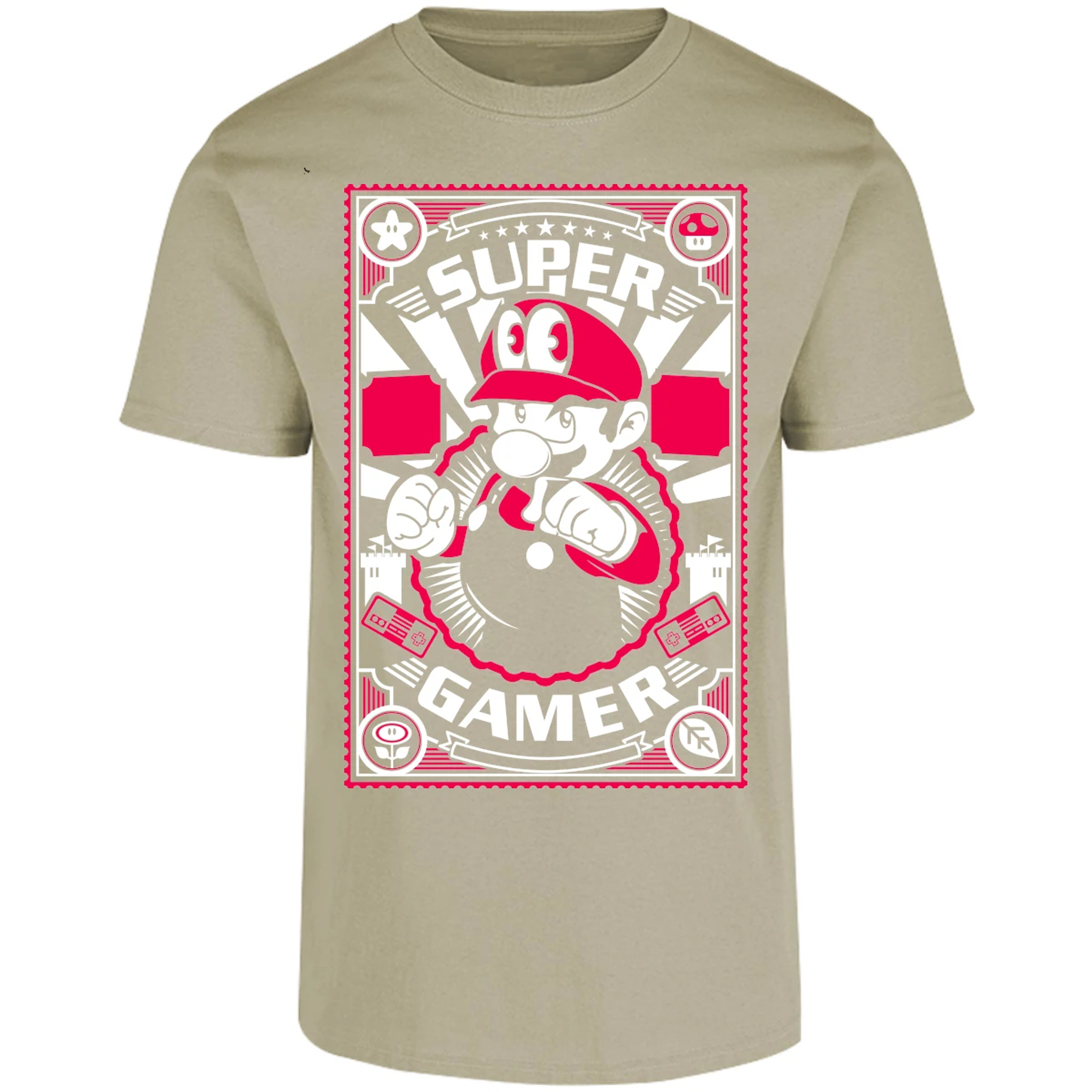 Playera Mario Bros Mario Gamer para Adulto 8