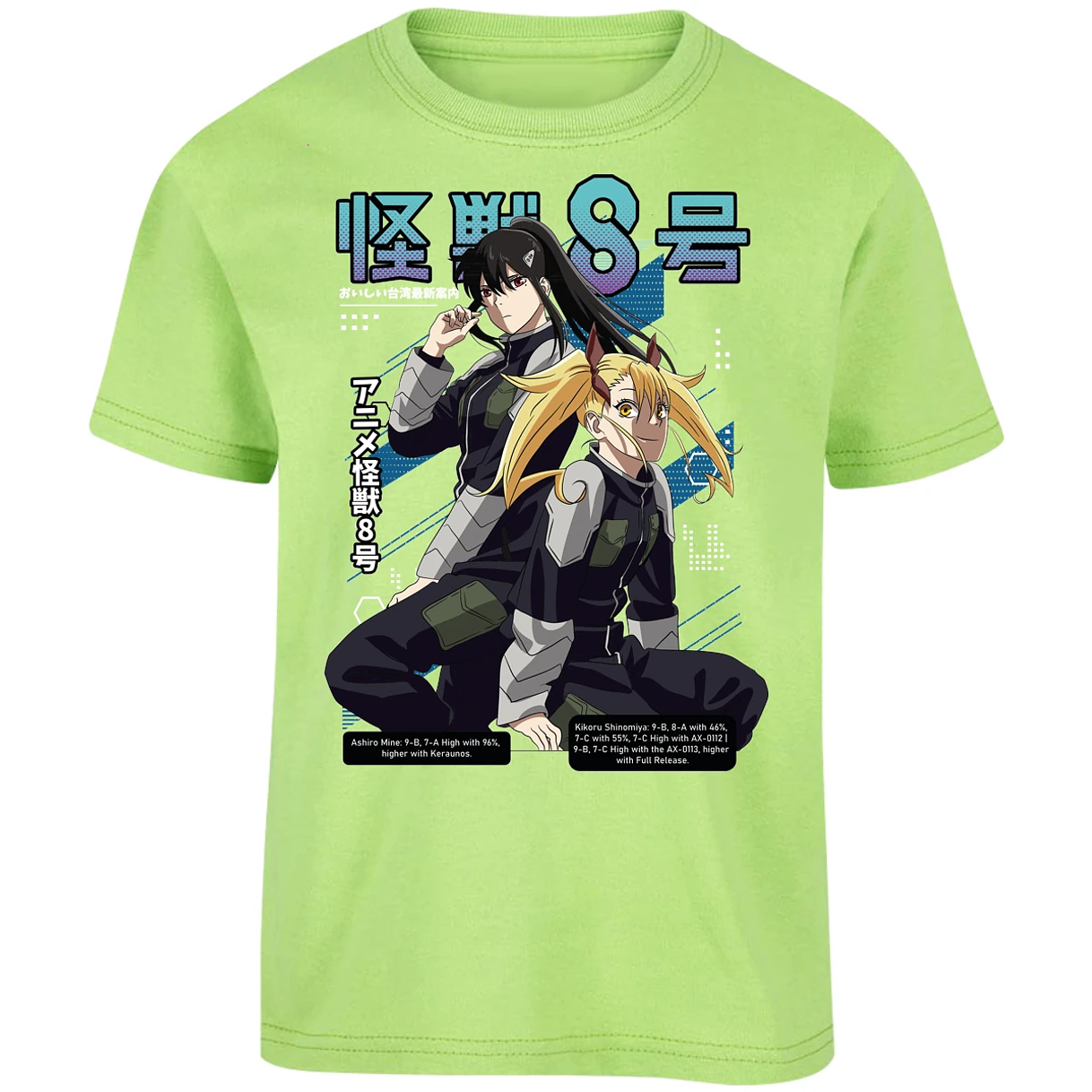 Playera Kaiju 8 Kaiju 8 Anime para Niño 13