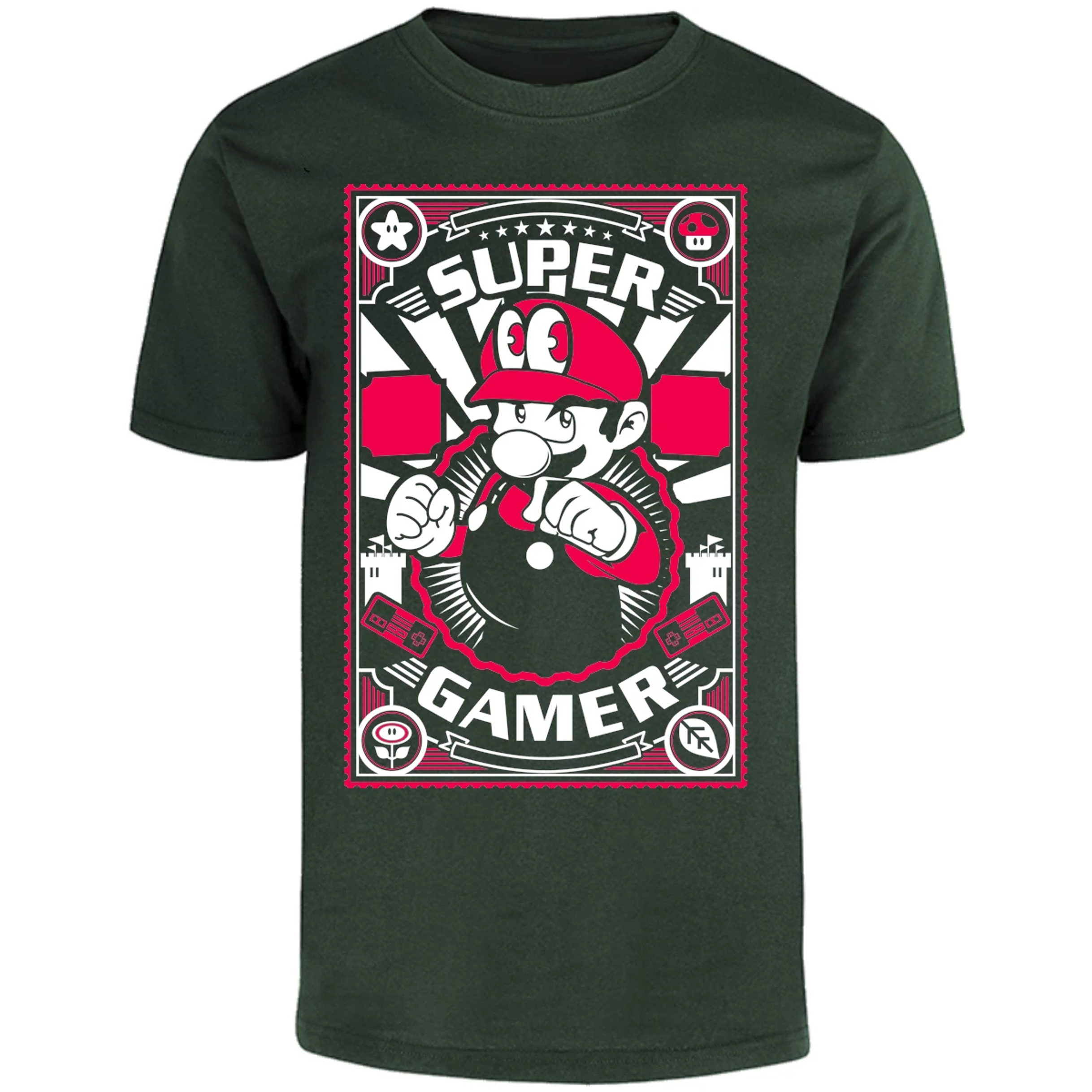 Playera Mario Bros Mario Gamer para Adulto 12
