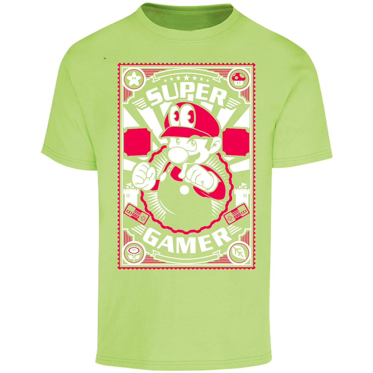 Playera Mario Bros Mario Gamer para Adulto 15