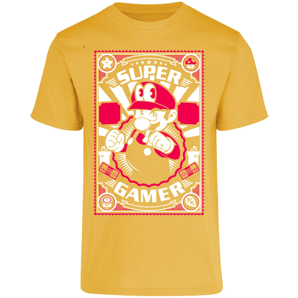 Playera Mario Bros Mario Gamer para Adulto 16