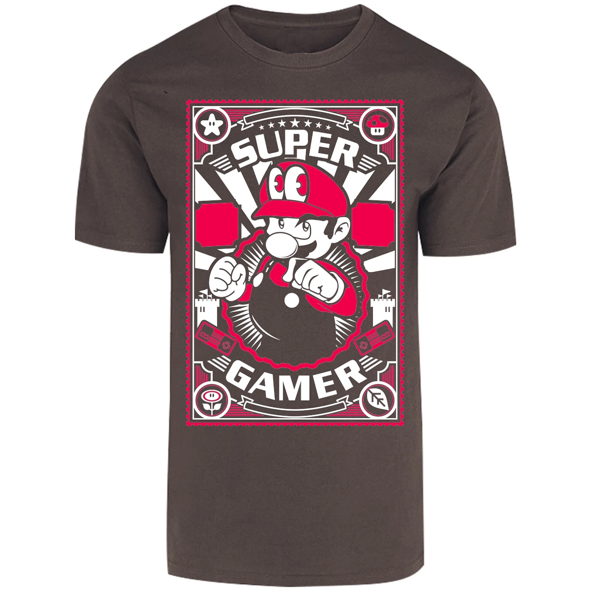 Playera Mario Bros Mario Gamer para Adulto 18