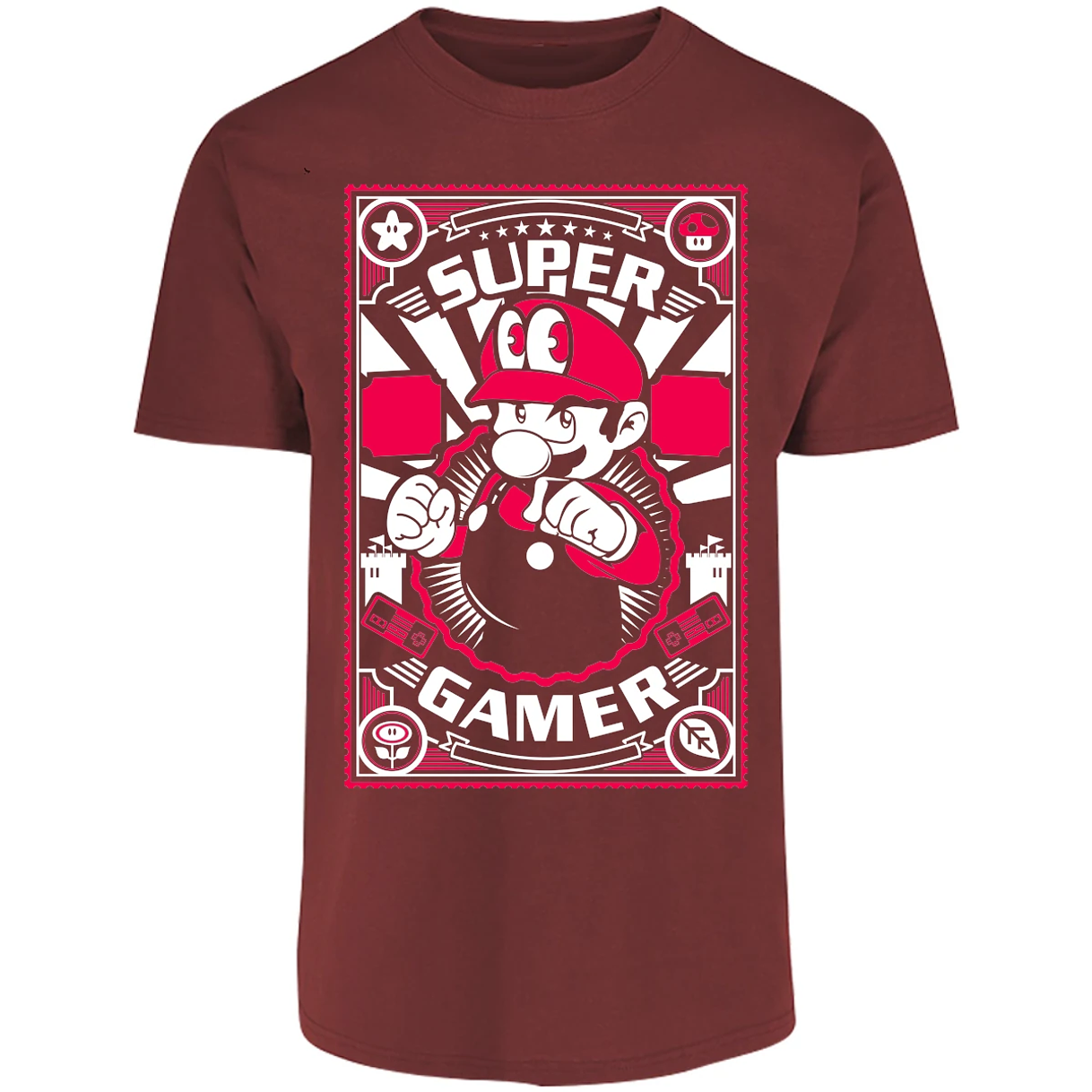 Playera Mario Bros Mario Gamer para Adulto 19