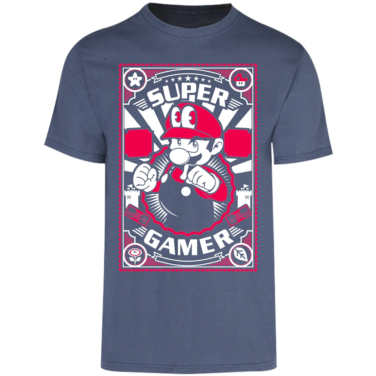 Playera Mario Bros Mario Gamer para Adulto 23