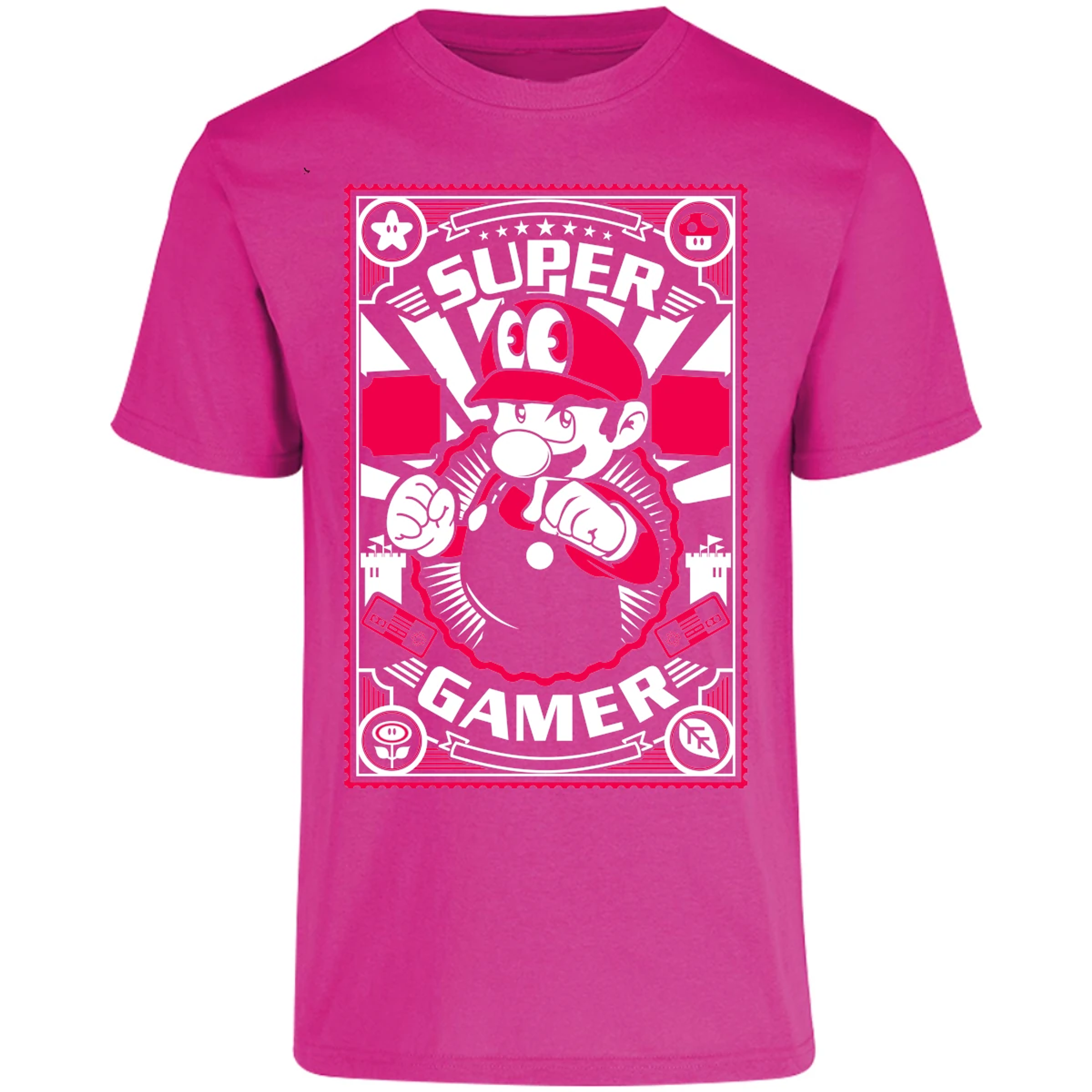 Playera Mario Bros Mario Gamer para Adulto 24