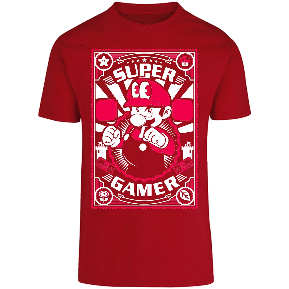 Playera Mario Bros Mario Gamer para Adulto 25