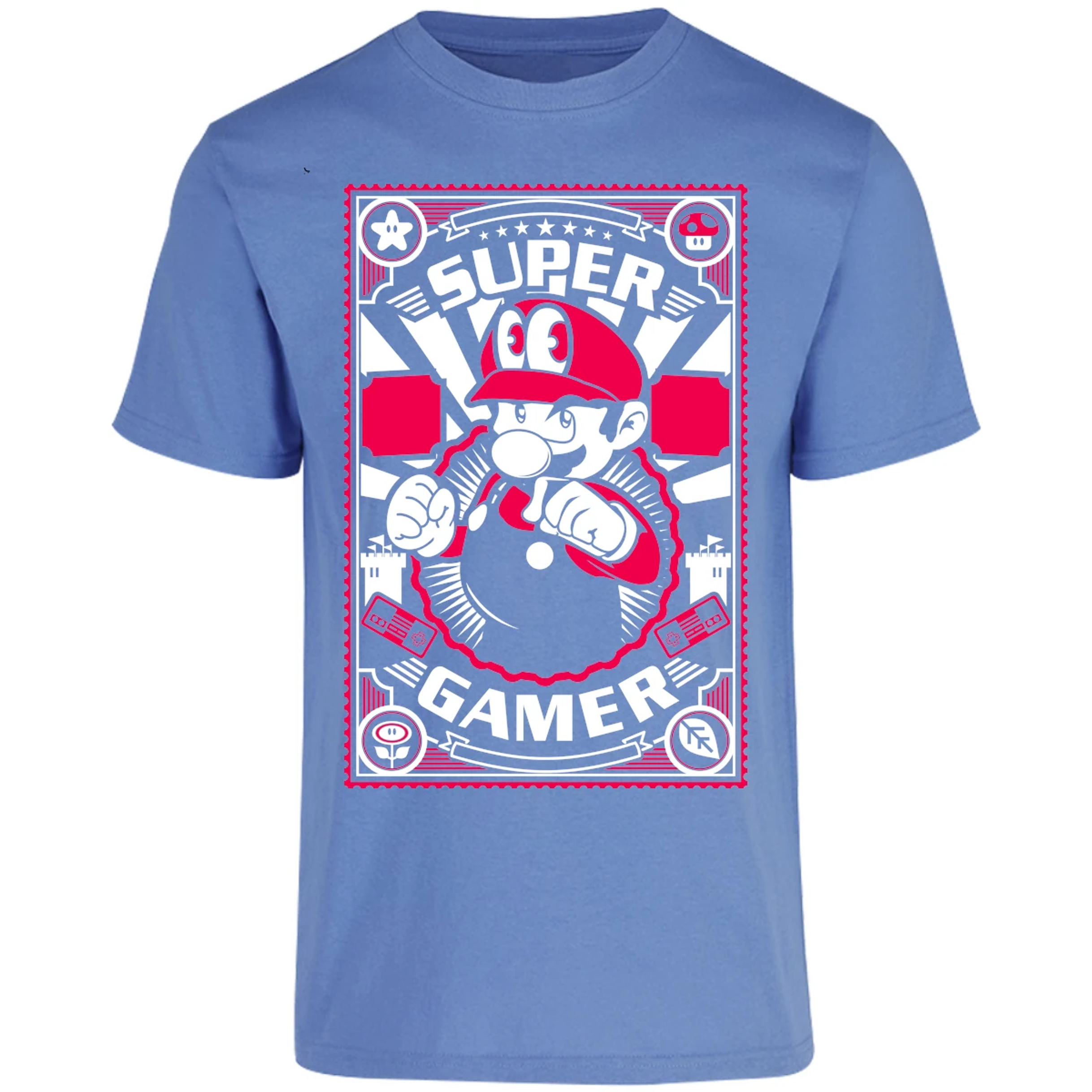 Playera Mario Bros Mario Gamer para Adulto 28