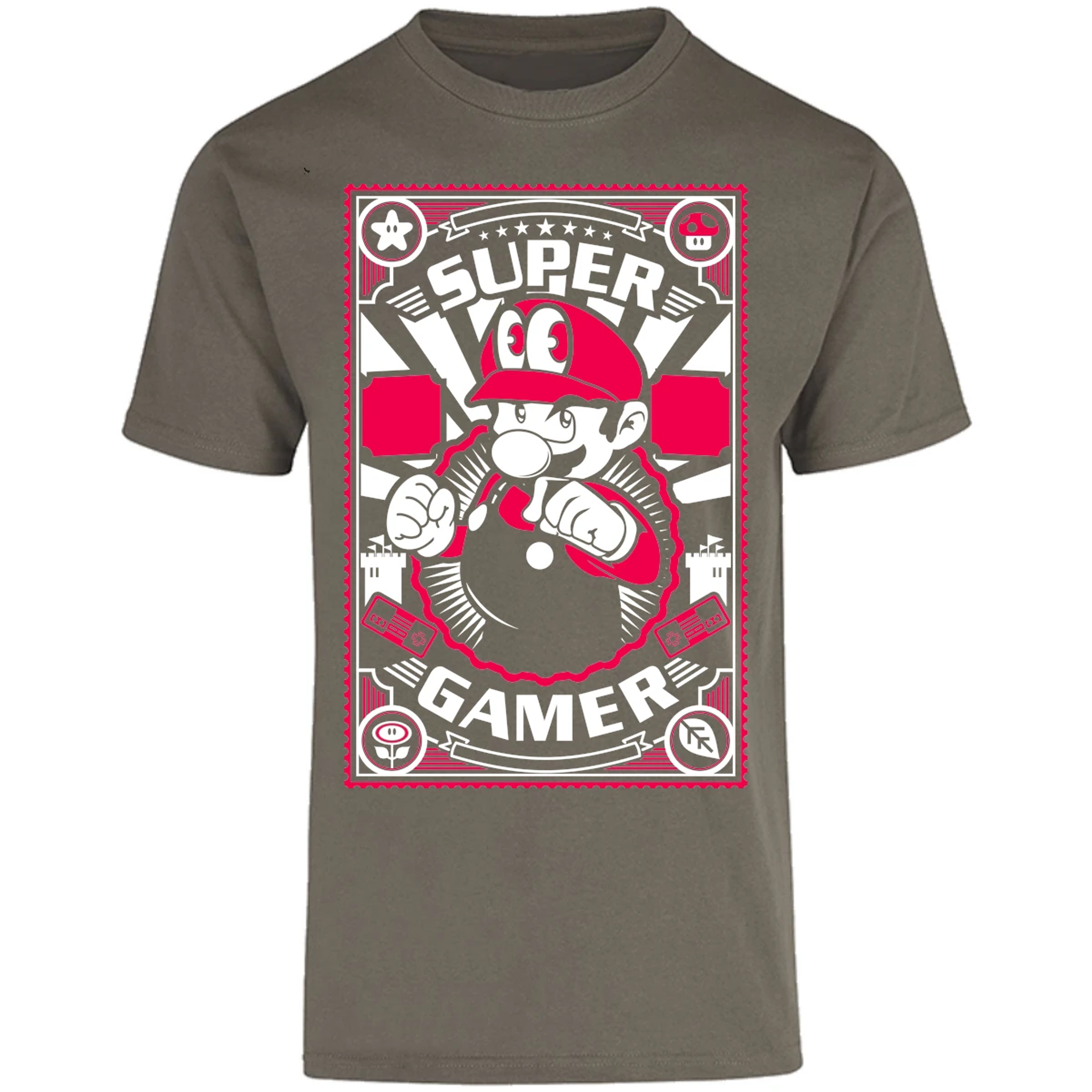Playera Mario Bros Mario Gamer para Adulto 30