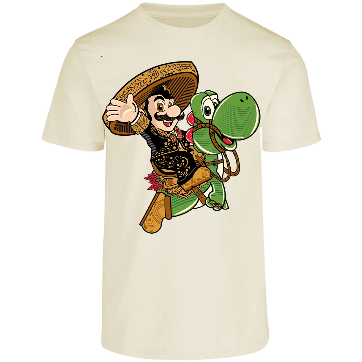 Playera Mario Bros Mario Mariachi para Adulto 3