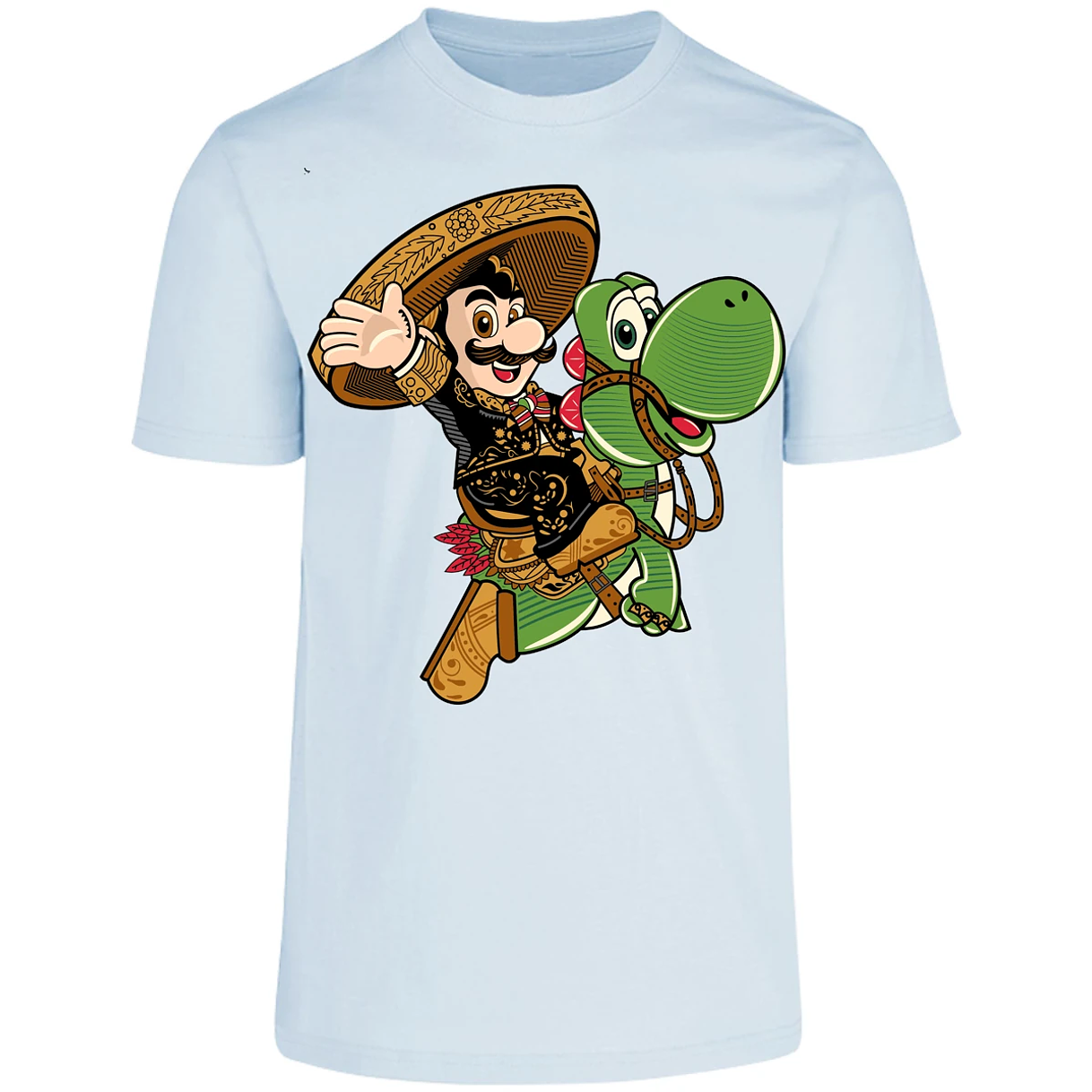 Playera Mario Bros Mario Mariachi para Adulto 23