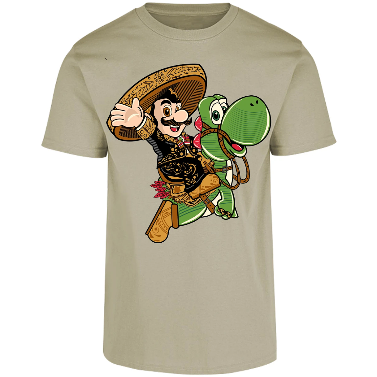 Playera Mario Bros Mario Mariachi para Adulto 15