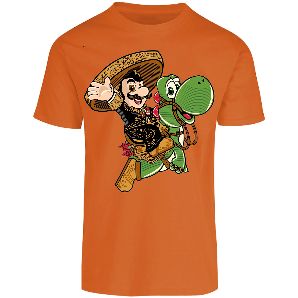 Playera Mario Bros Mario Mariachi para Adulto 6