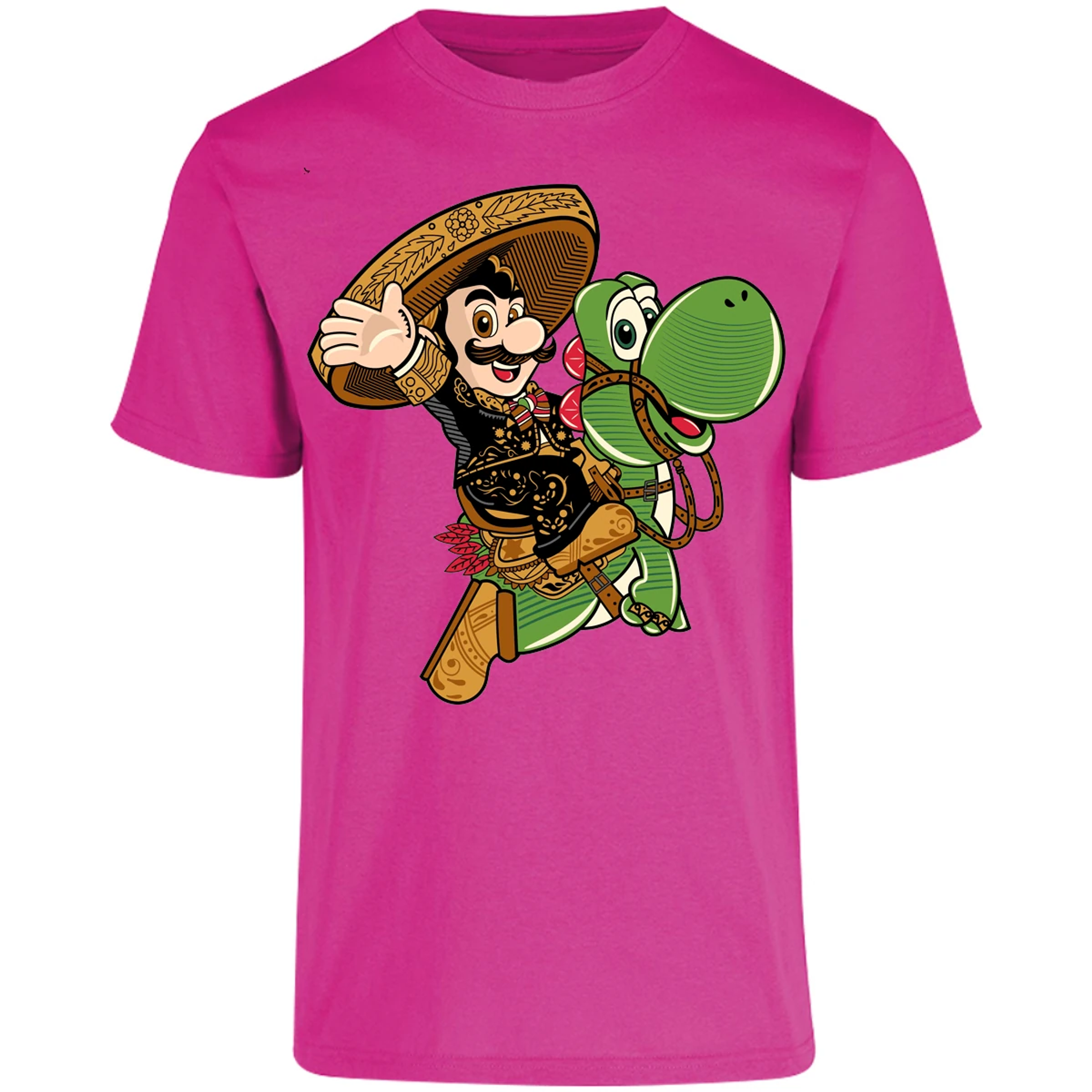 Playera Mario Bros Mario Mariachi para Adulto 8